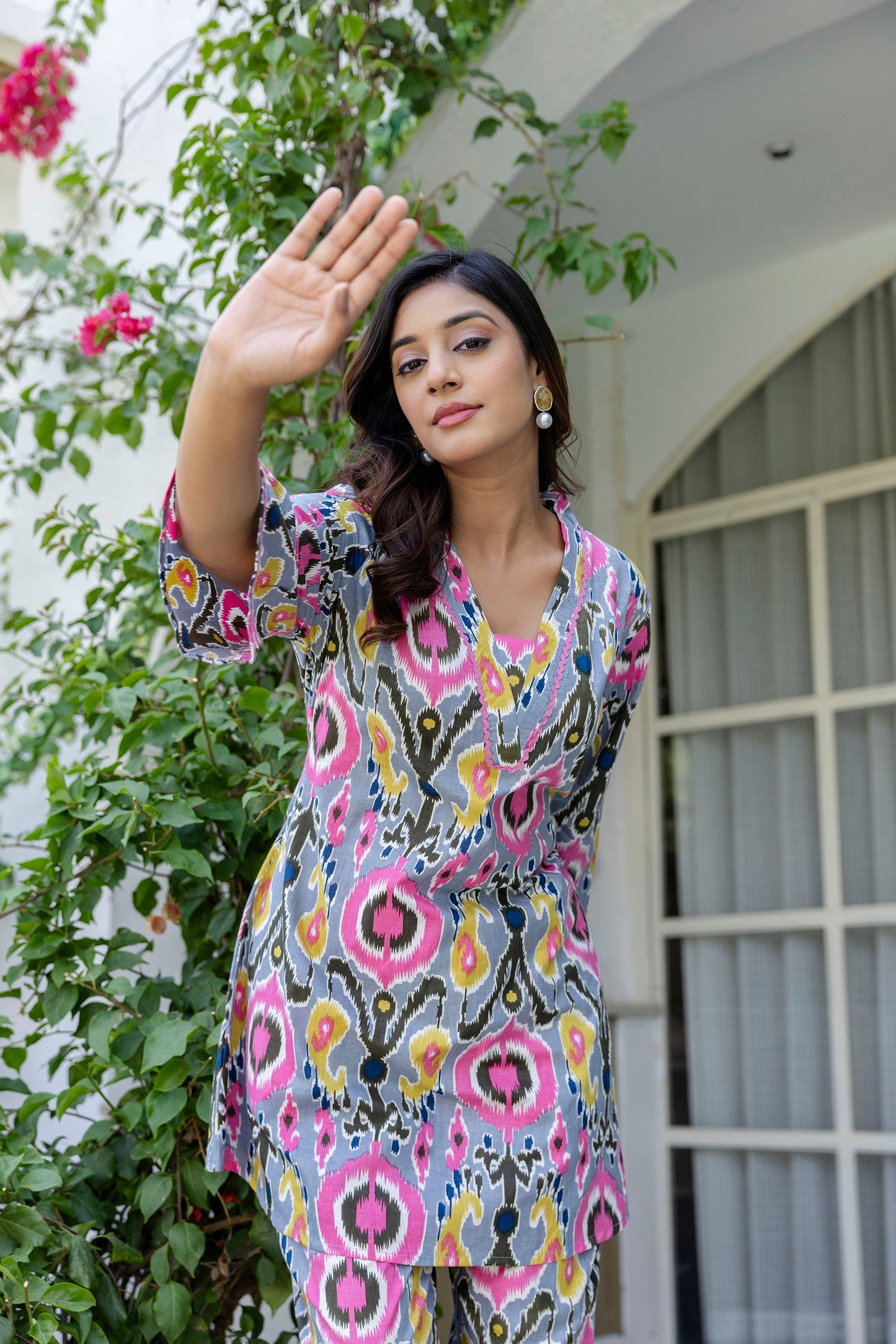 Graphiteglow Cotton Co-ord Set
