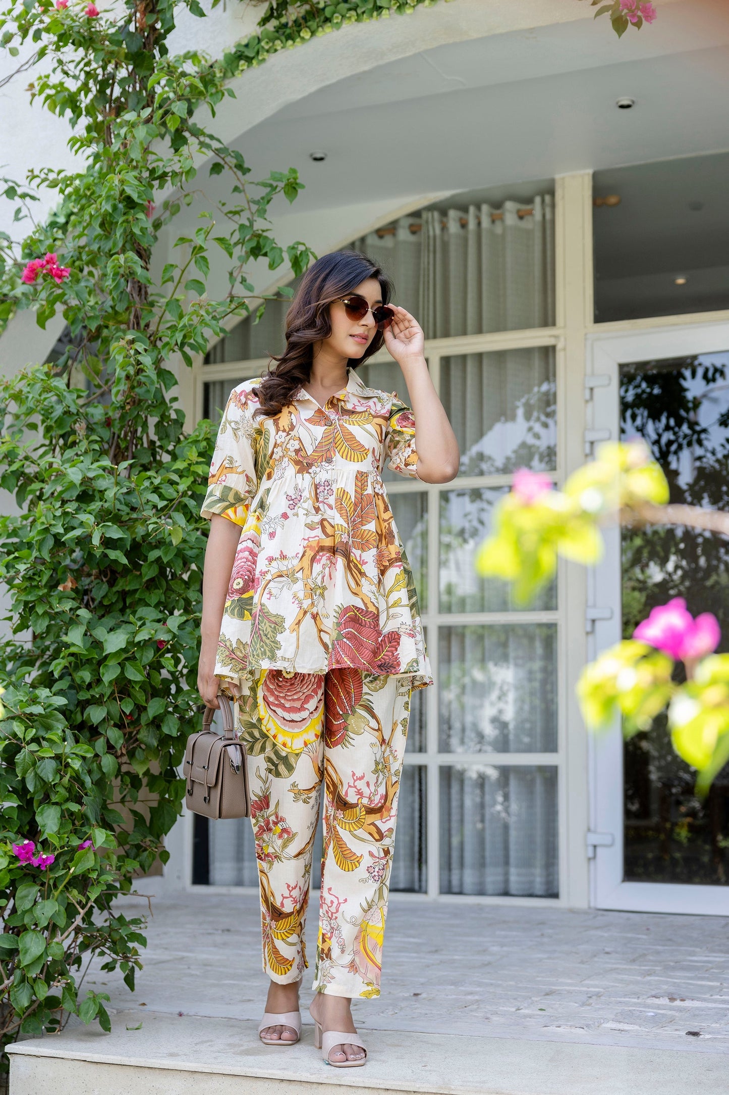 Snowbelle Garden Cotton Co-ord Set