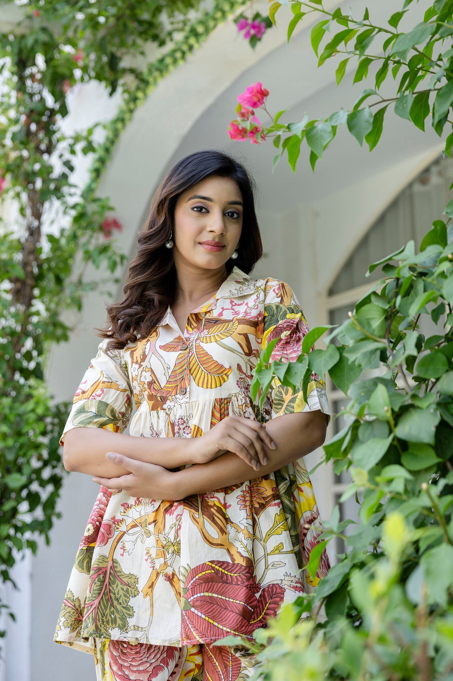 Snowbelle Garden Cotton Co-ord Set