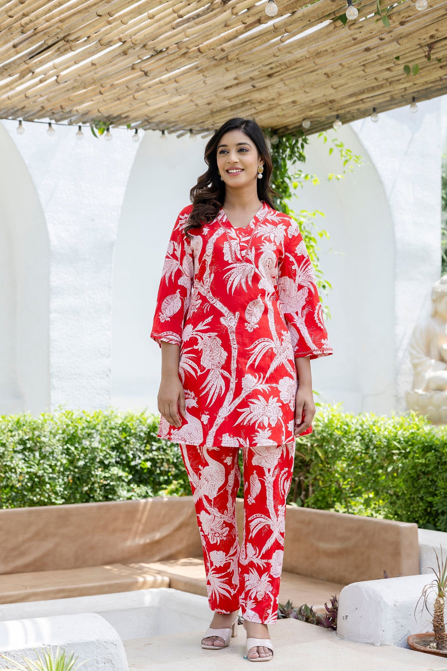 Scarletleaf Cotton Co-ord Set