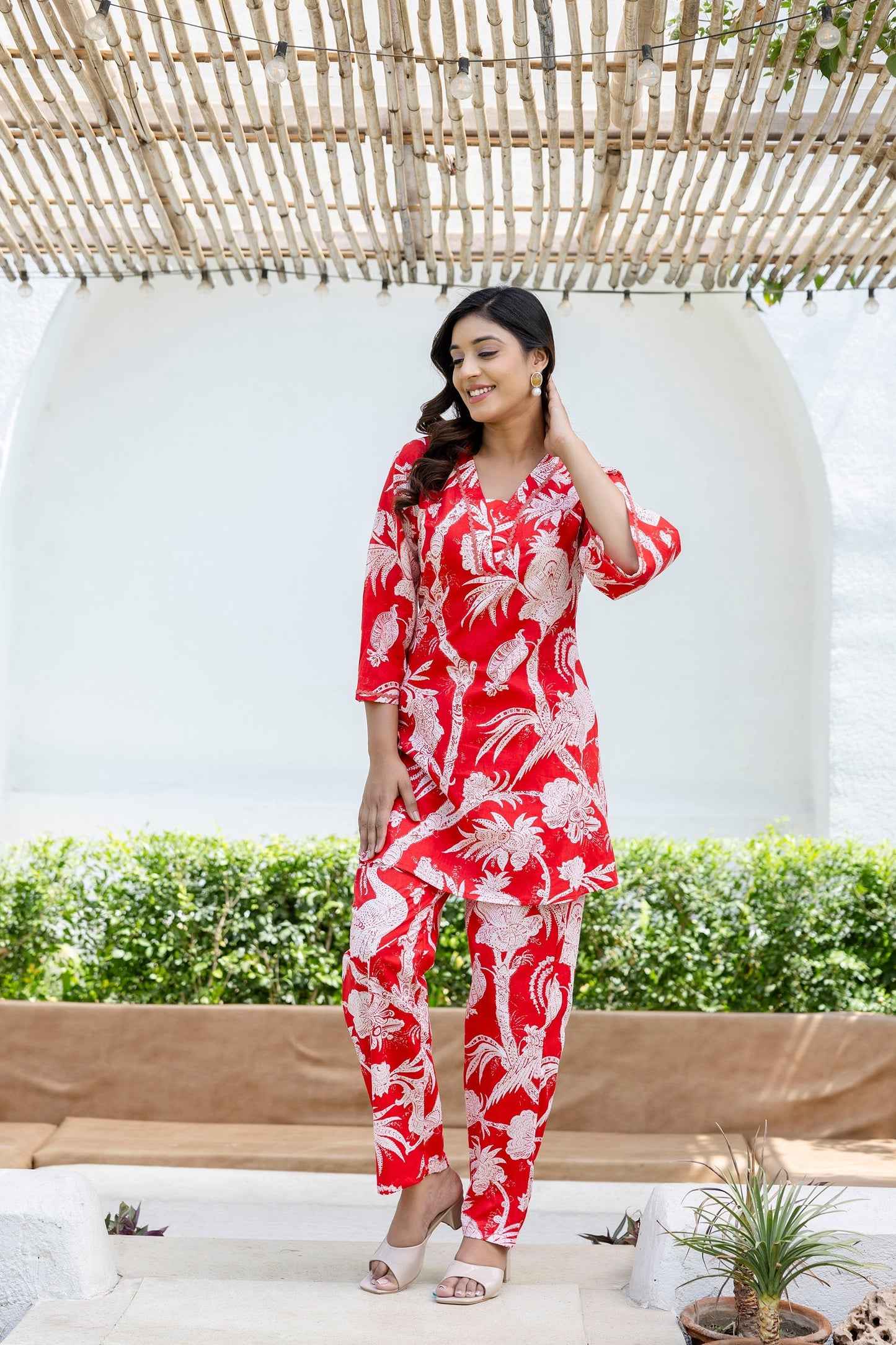 Scarletleaf Cotton Co-ord Set