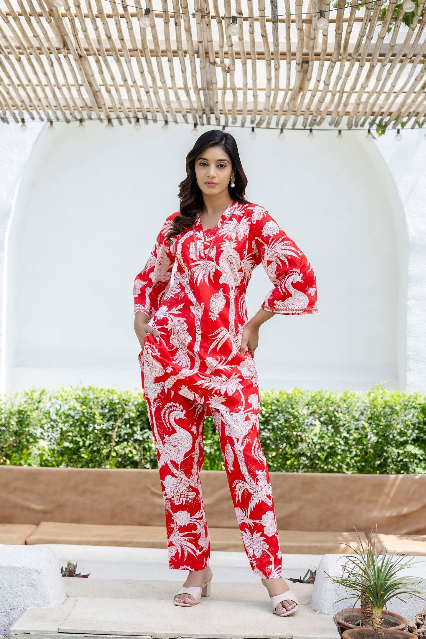 Scarletleaf Cotton Co-ord Set