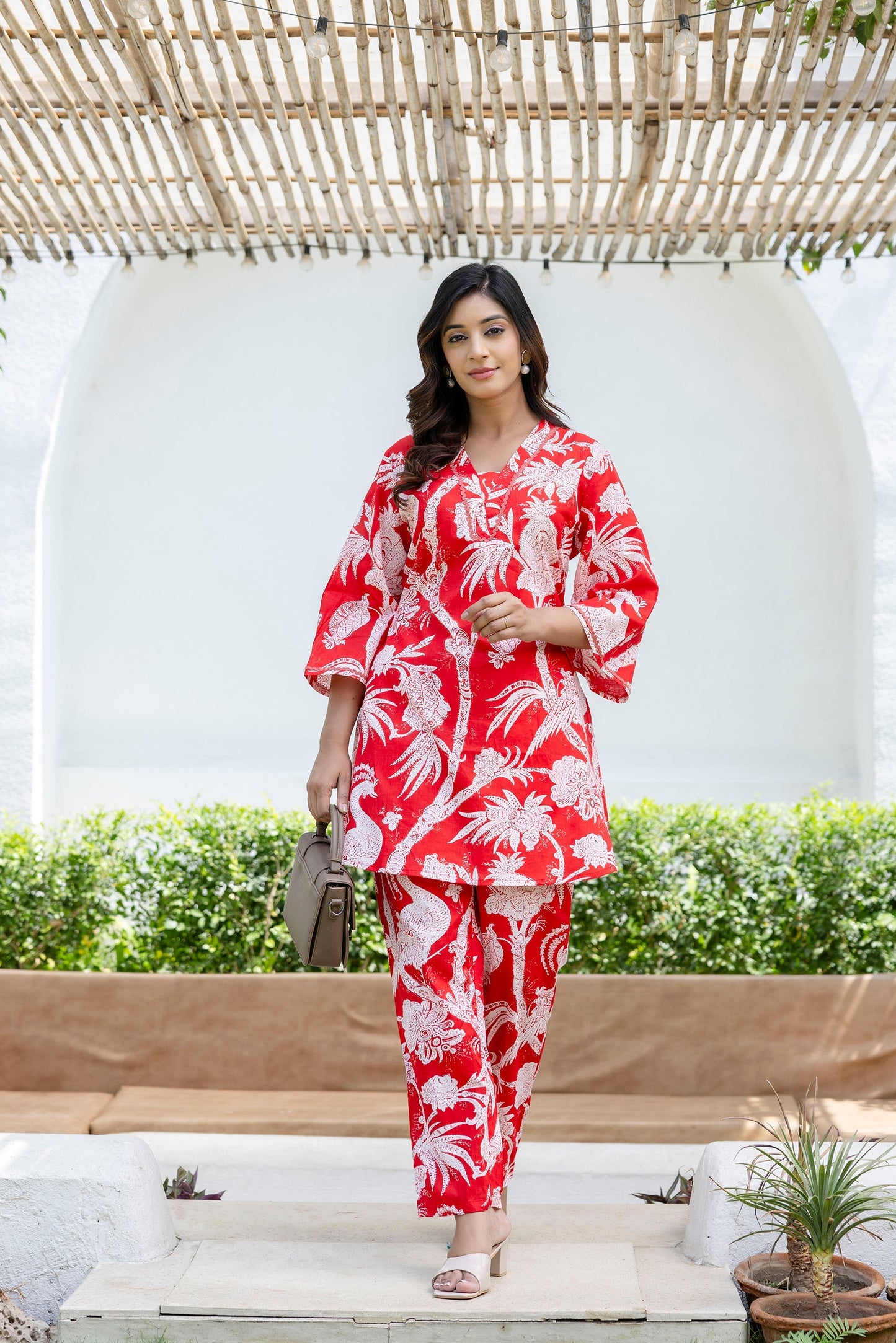 Scarletleaf Cotton Co-ord Set