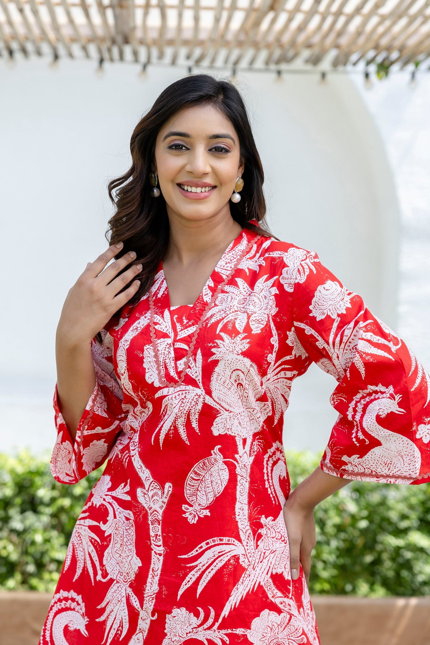 Scarletleaf Cotton Co-ord Set
