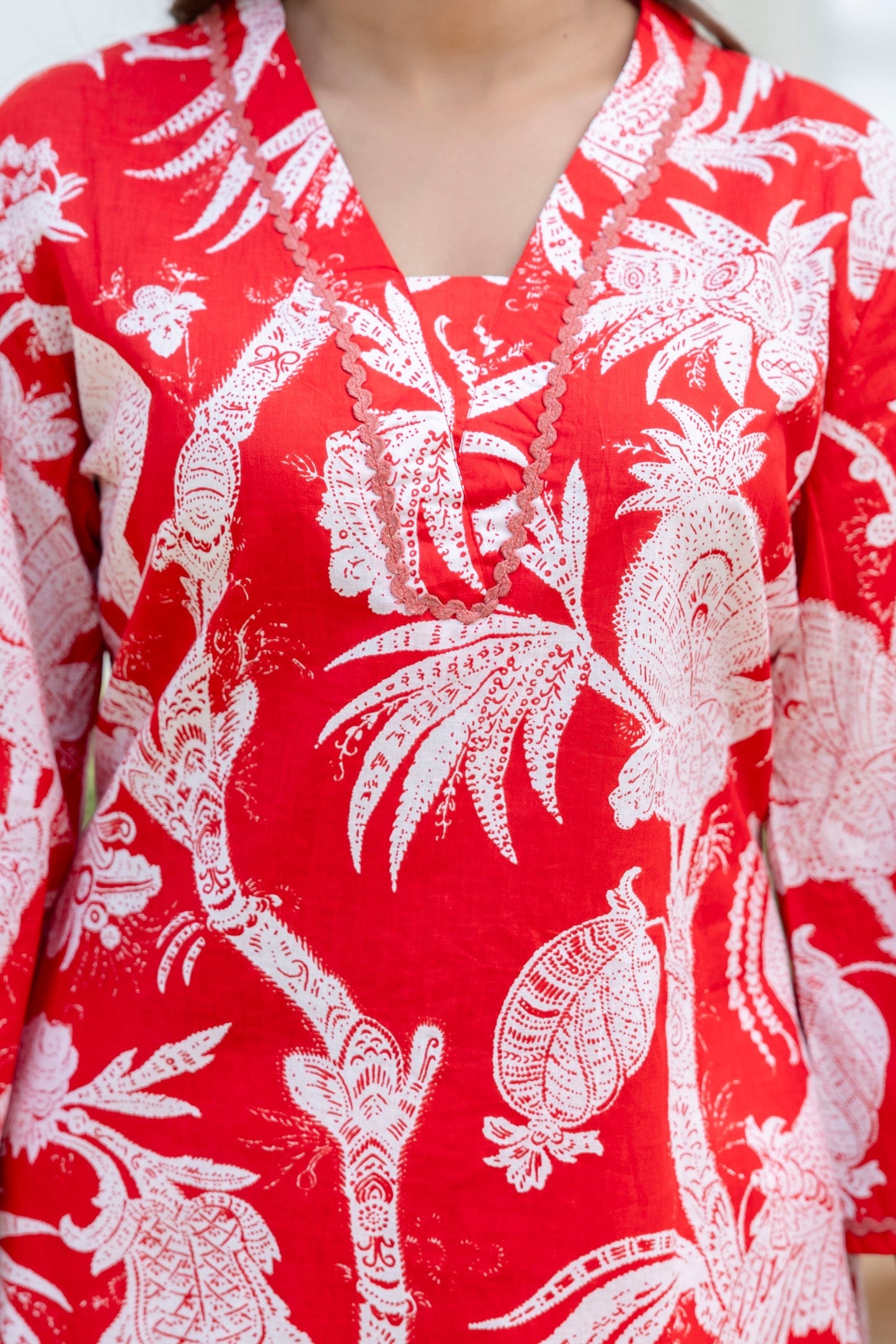 Scarletleaf Cotton Co-ord Set