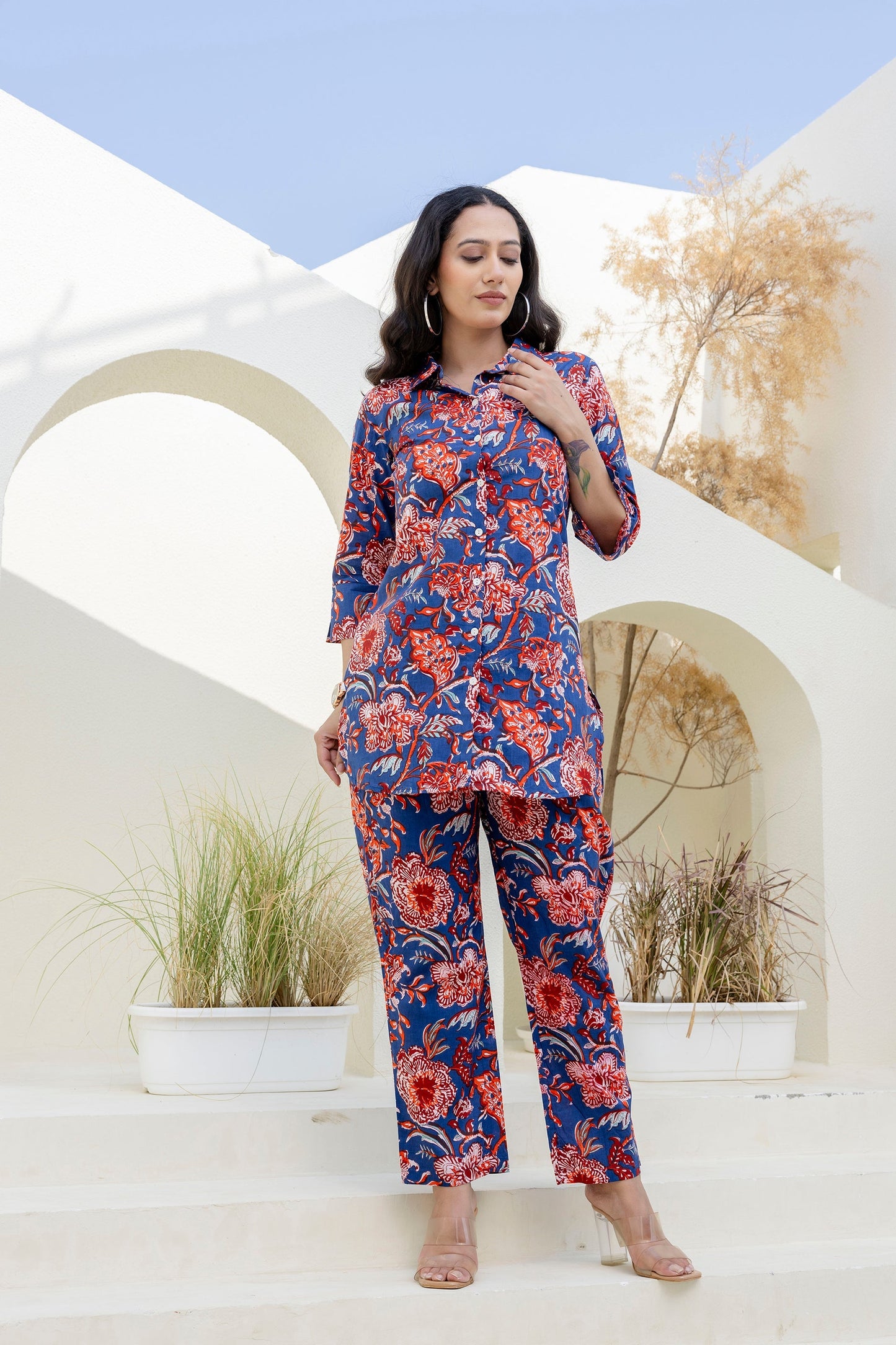 Blazeberry Cotton Co-ord Set