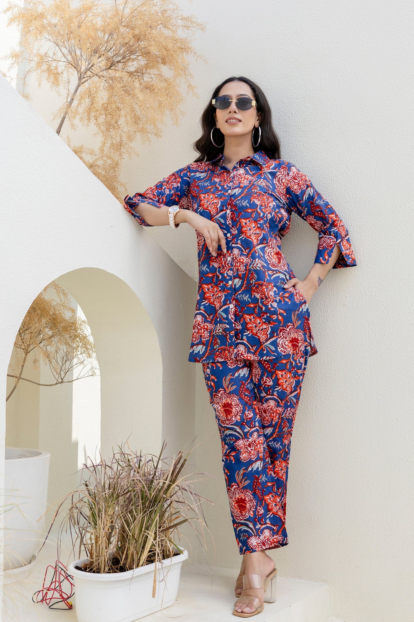 Blazeberry Cotton Co-ord Set