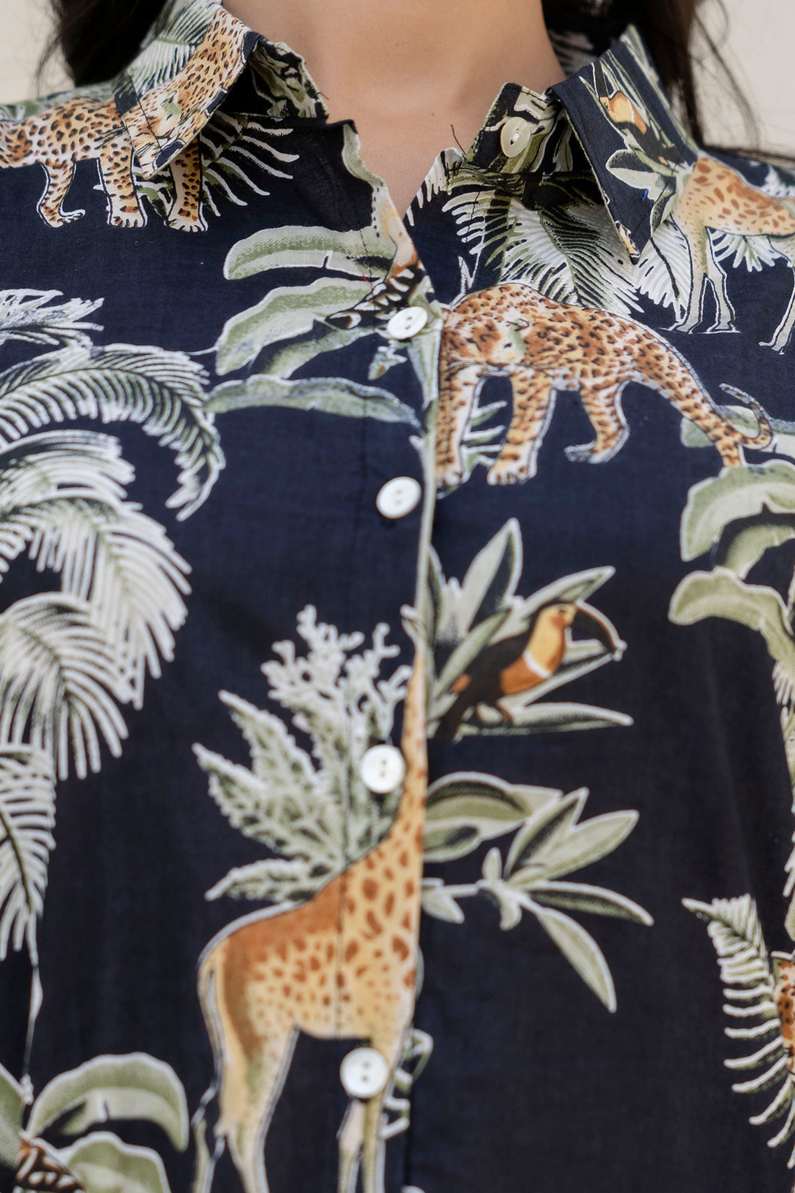 Nocturnal Canopy Cotton Co-ord Set