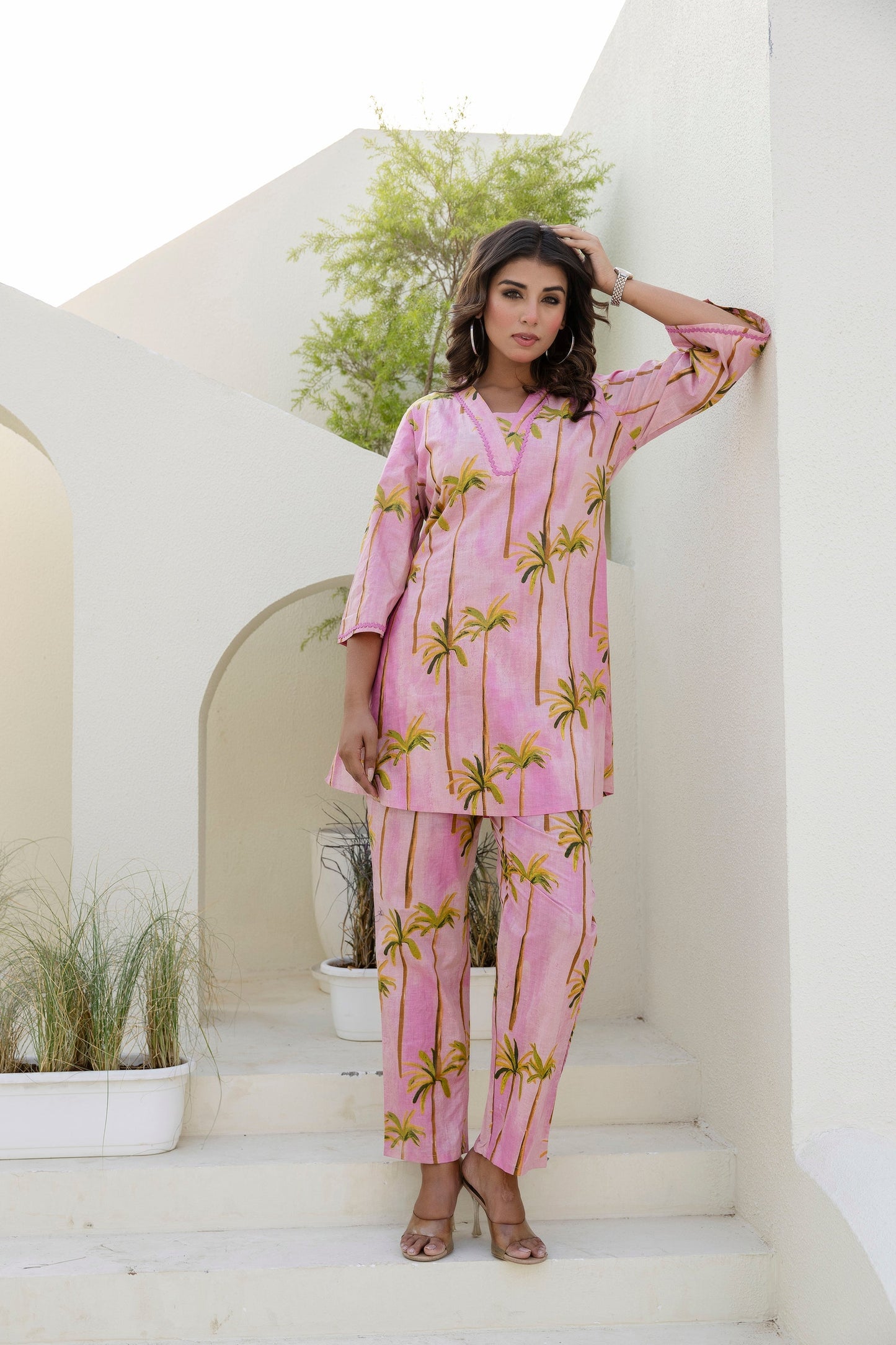 Blushswirl Cotton Co-ord Set