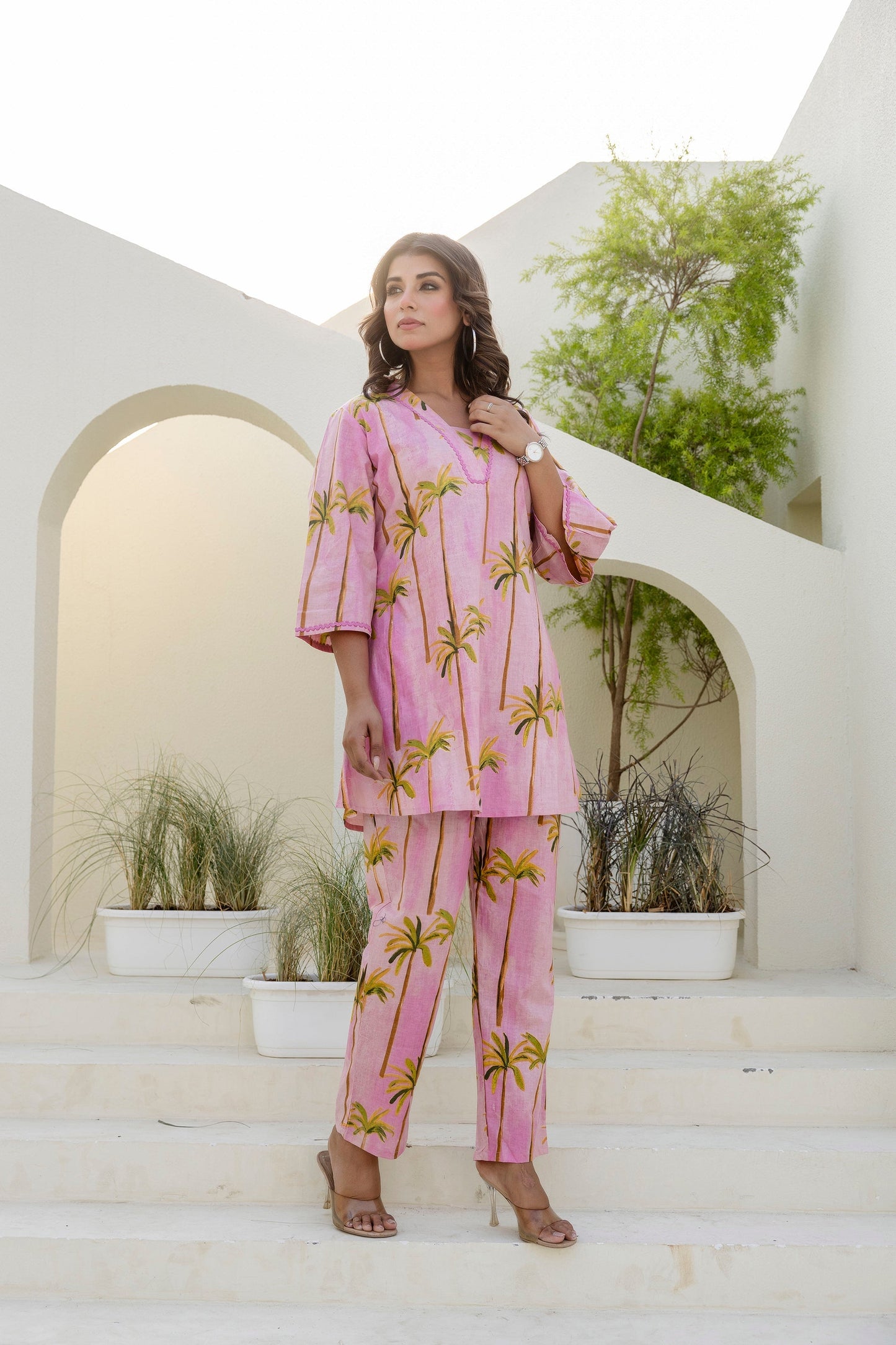 Blushswirl Cotton Co-ord Set