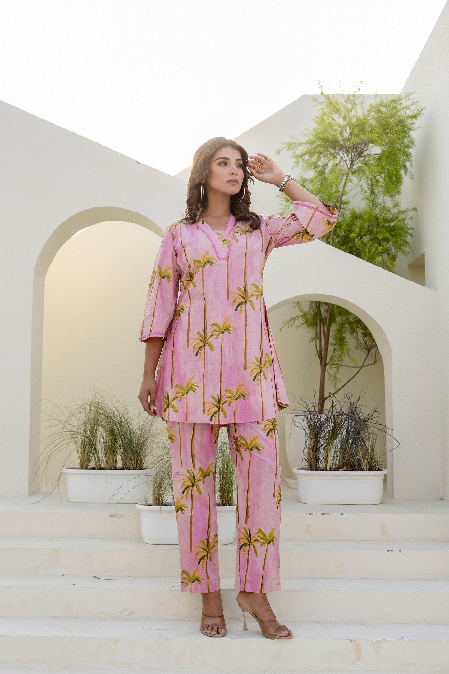 Blushswirl Cotton Co-ord Set