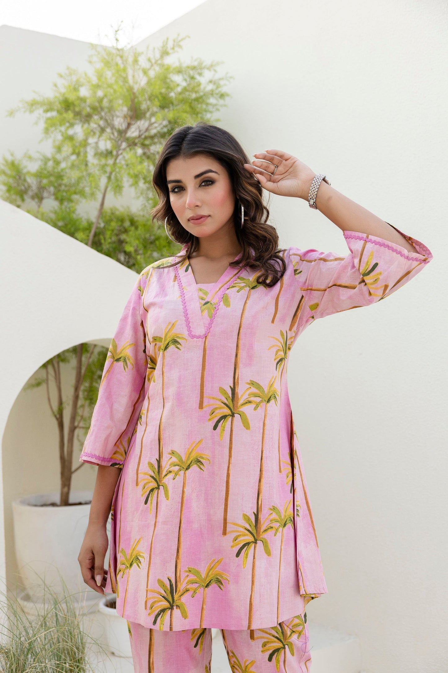 Blushswirl Cotton Co-ord Set