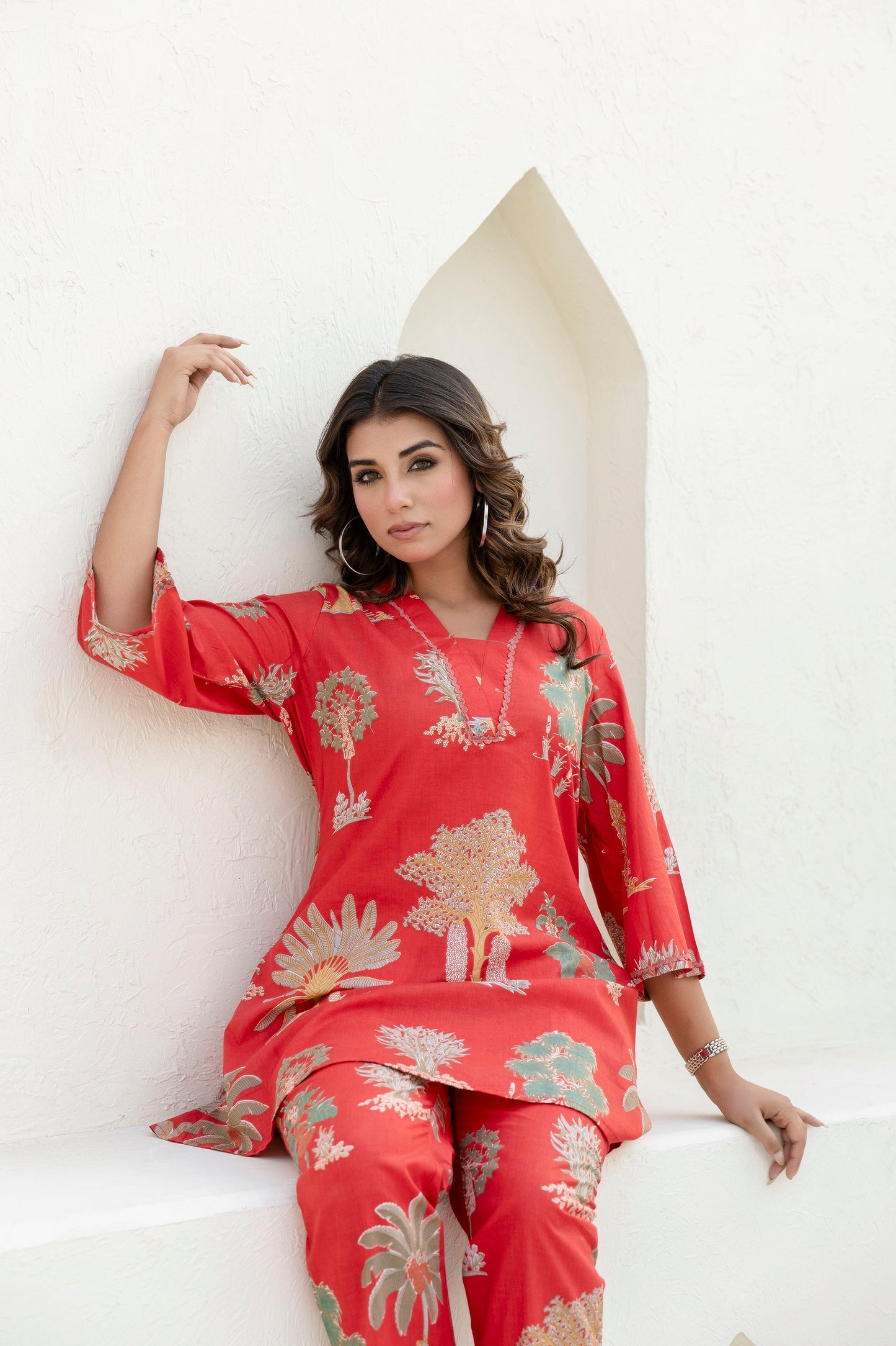Botanica Flare Cotton Co-ord Set