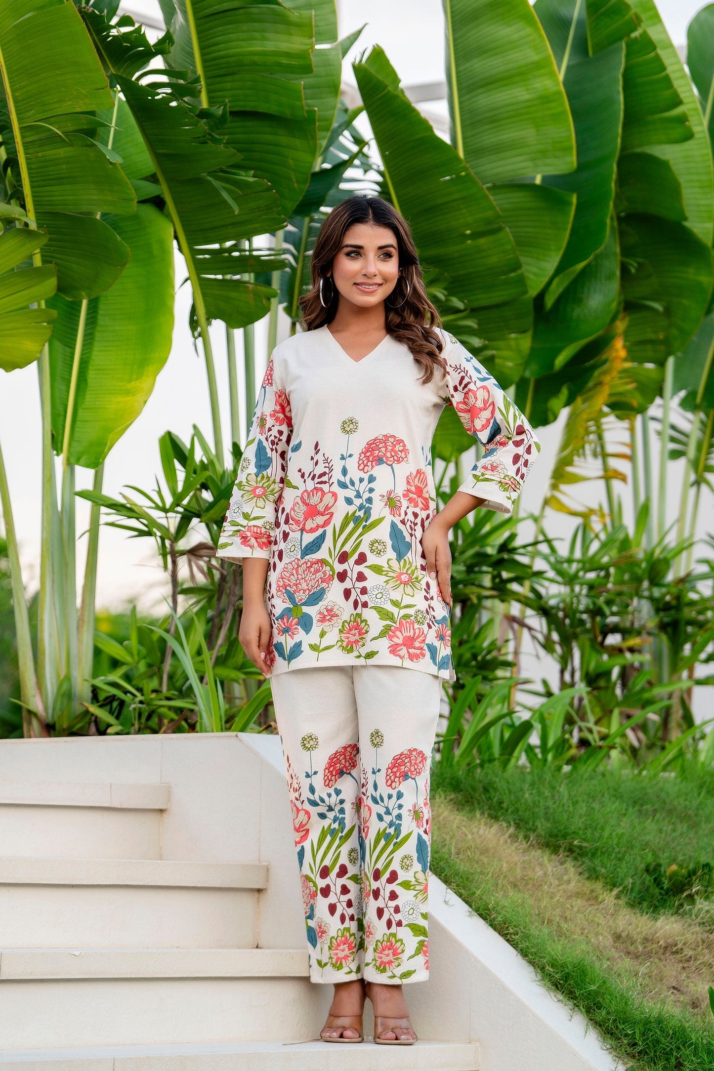 Vanilla Essence Cotton Flex Co-ord Set