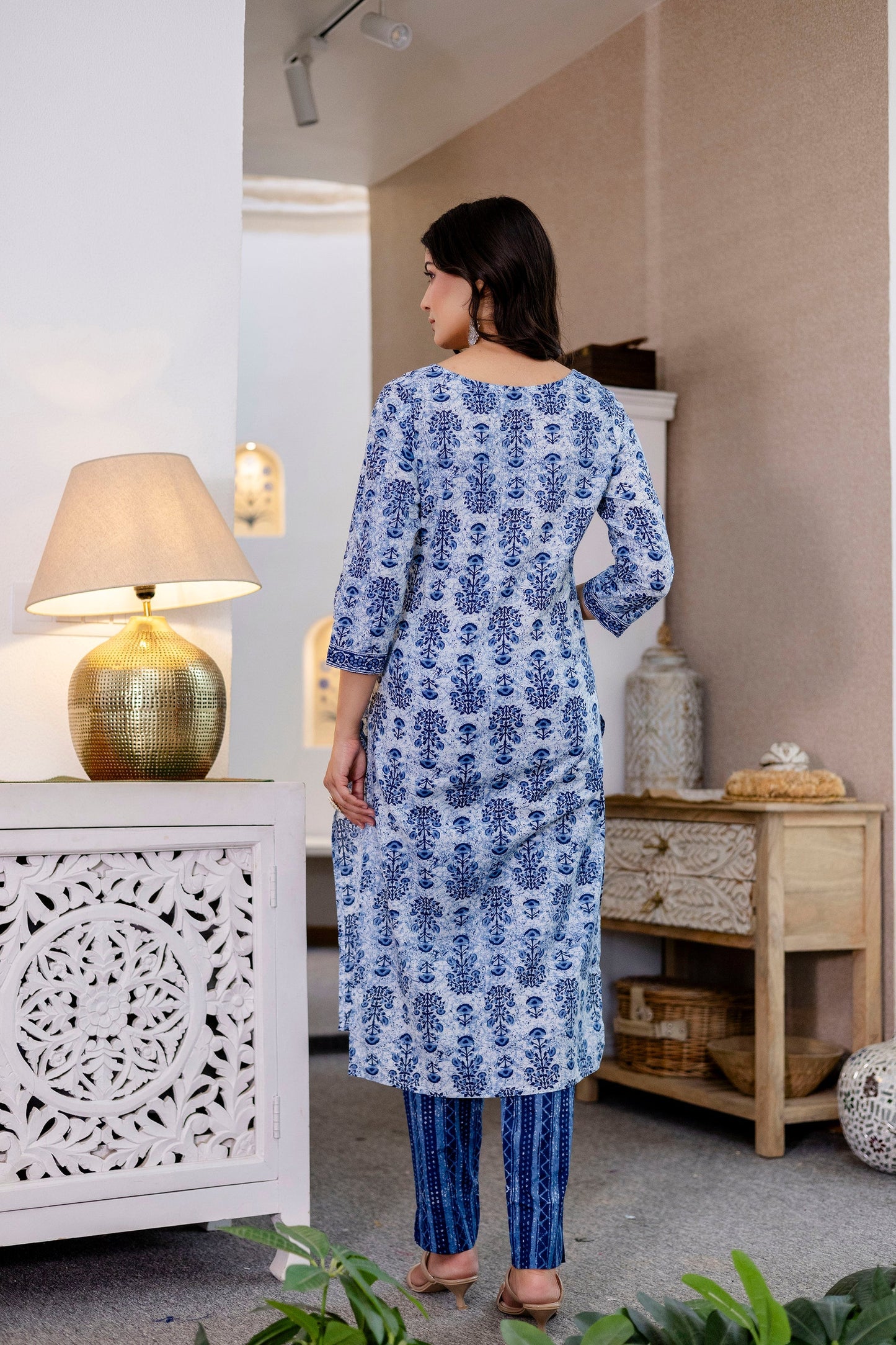 Skytrace Cotton Dupatta Set
