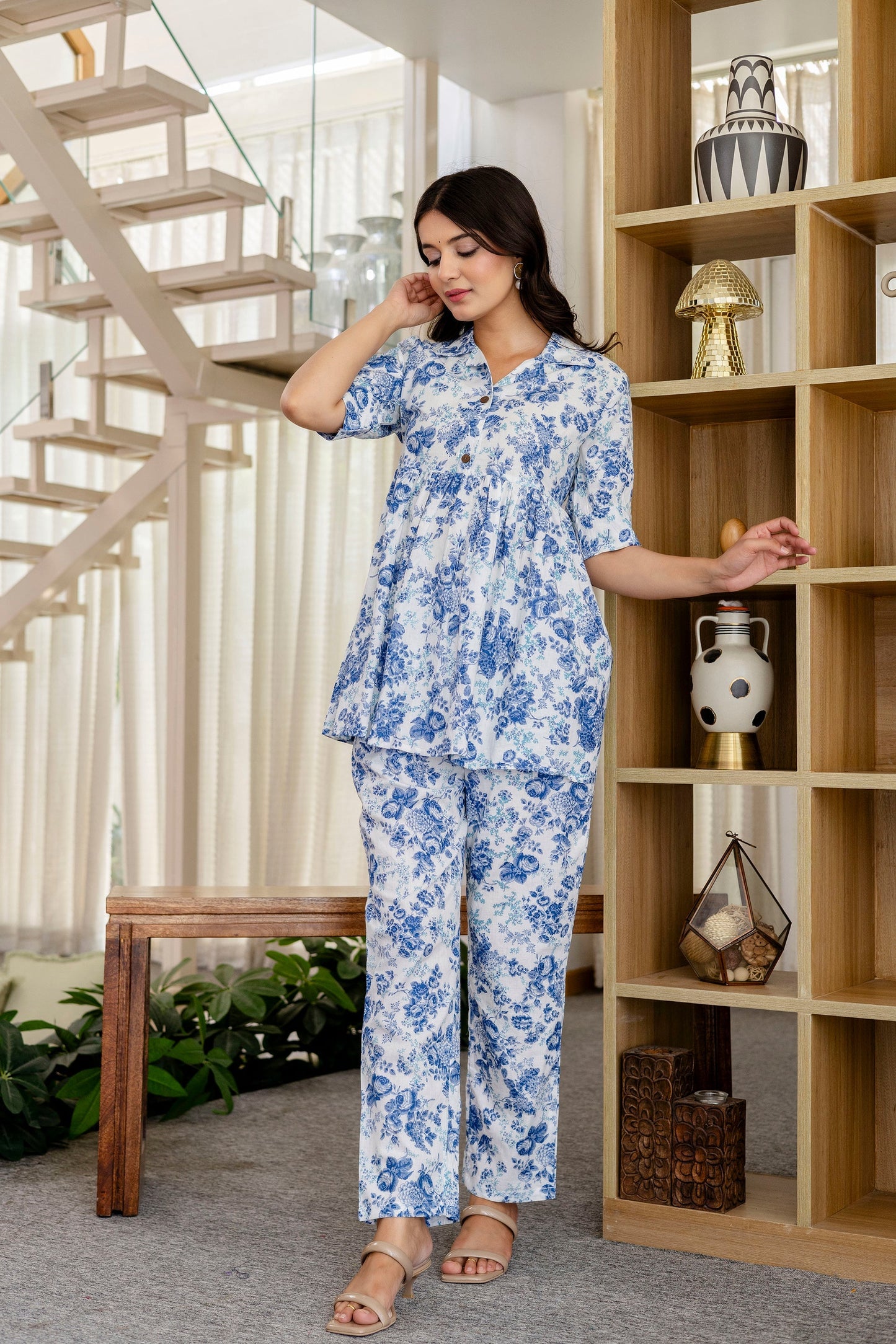 Frostbloom Cotton Co-ord Set