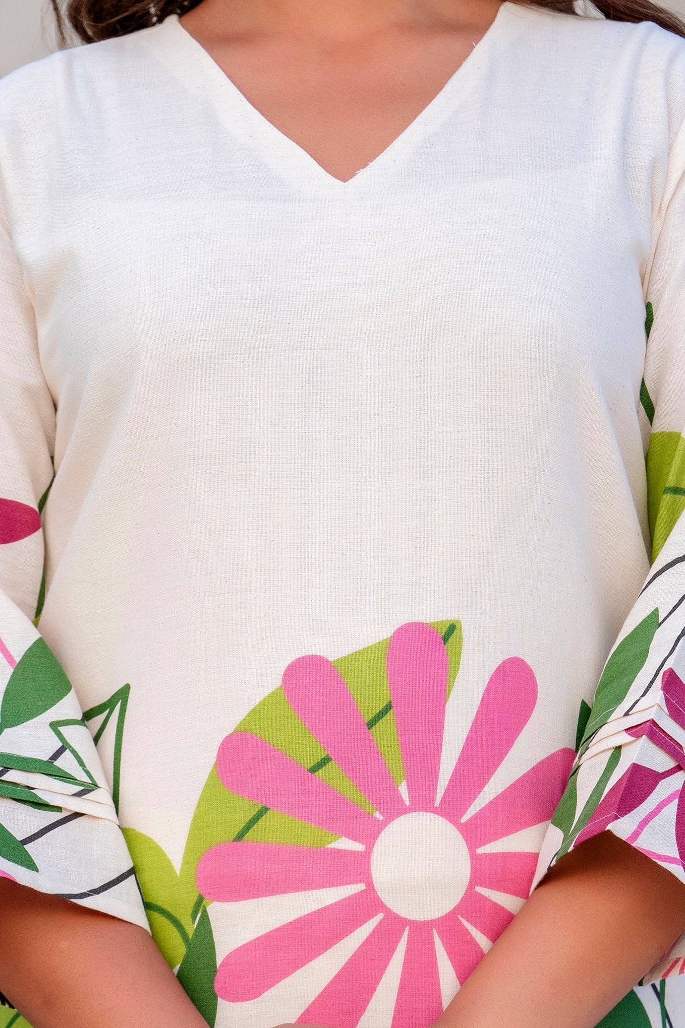 Serene Shell Cotton Flex Co-ord Set
