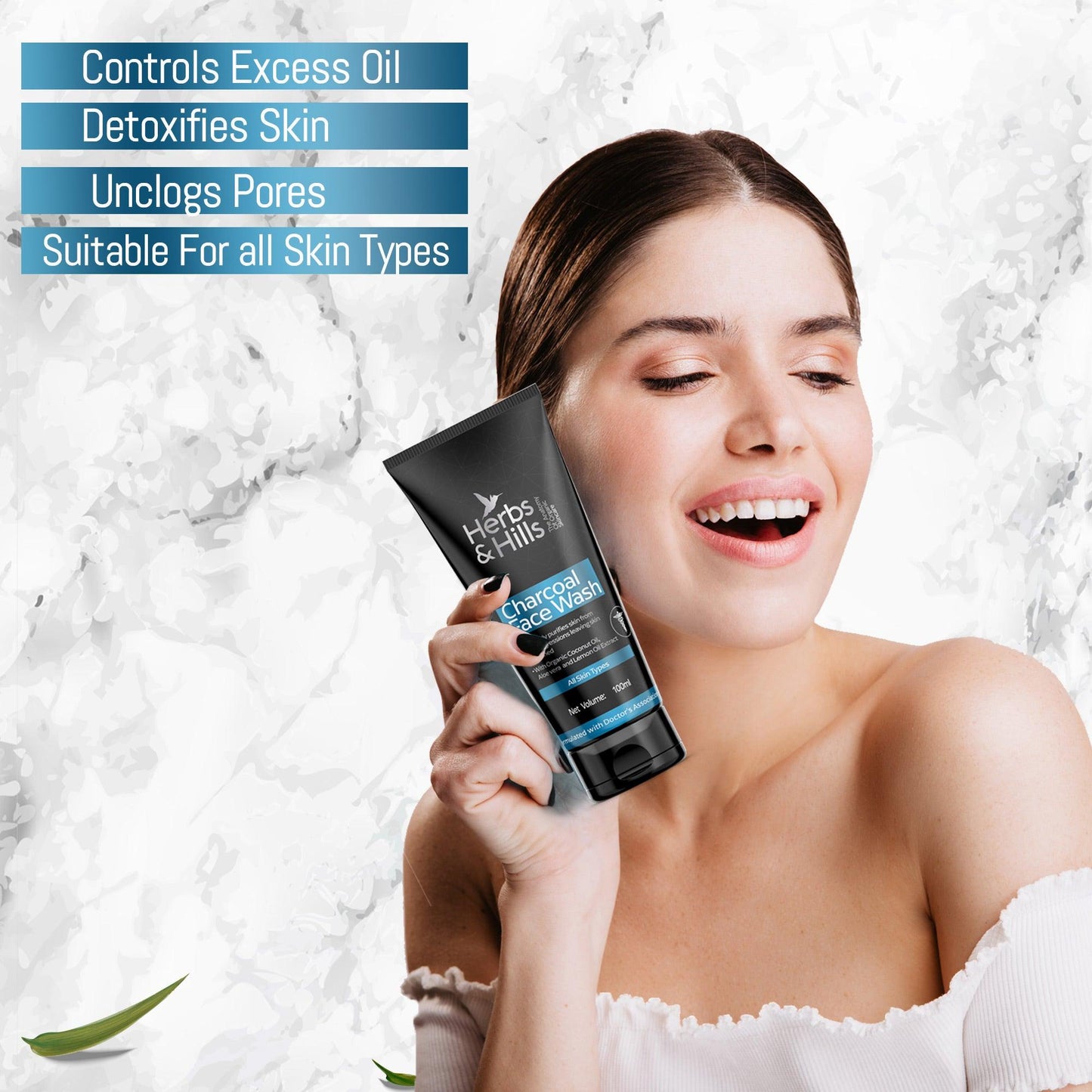 Charcoal Face Wash - 100 ml