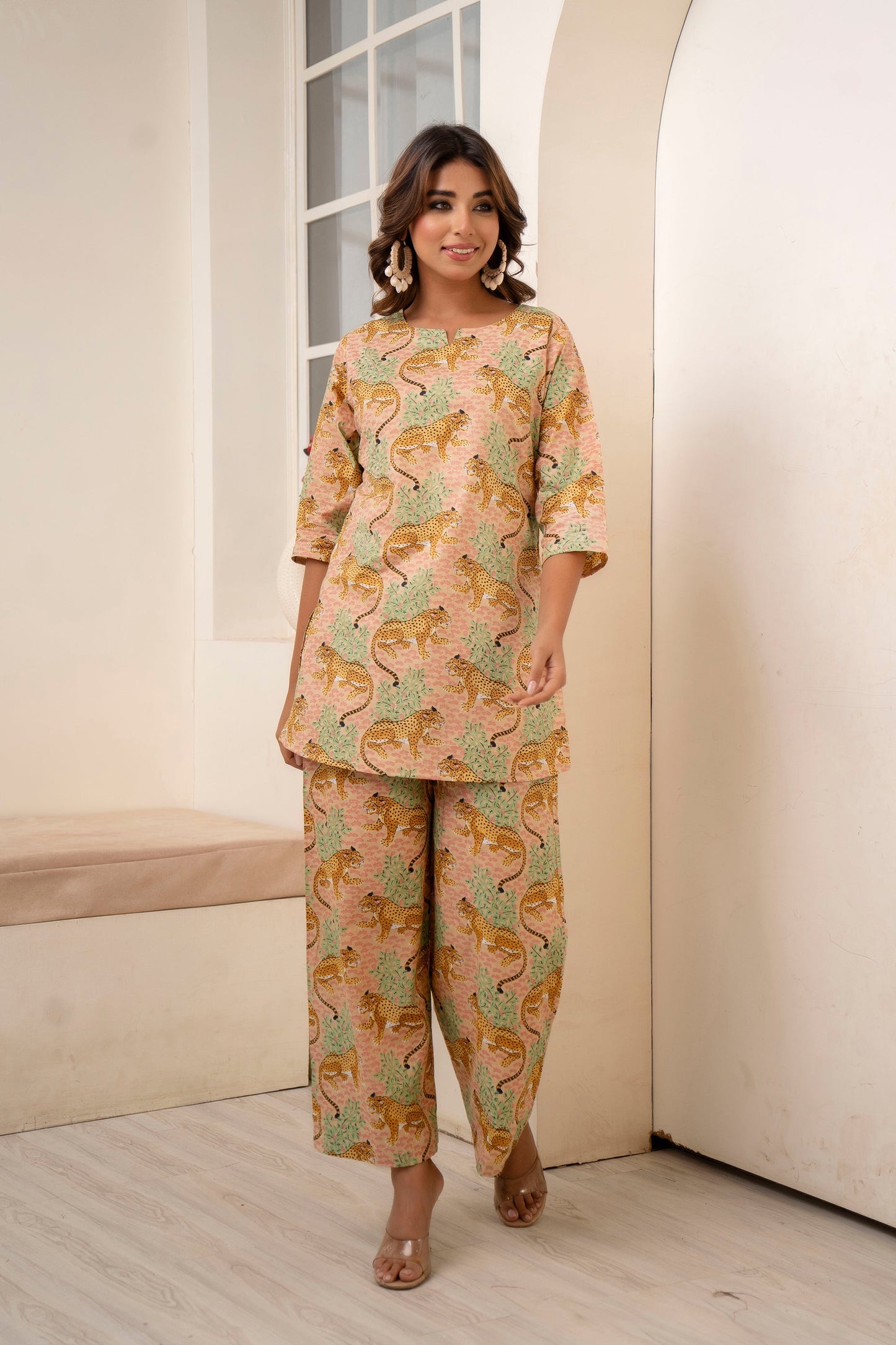 Savanna Glow Cotton Co-ord Set