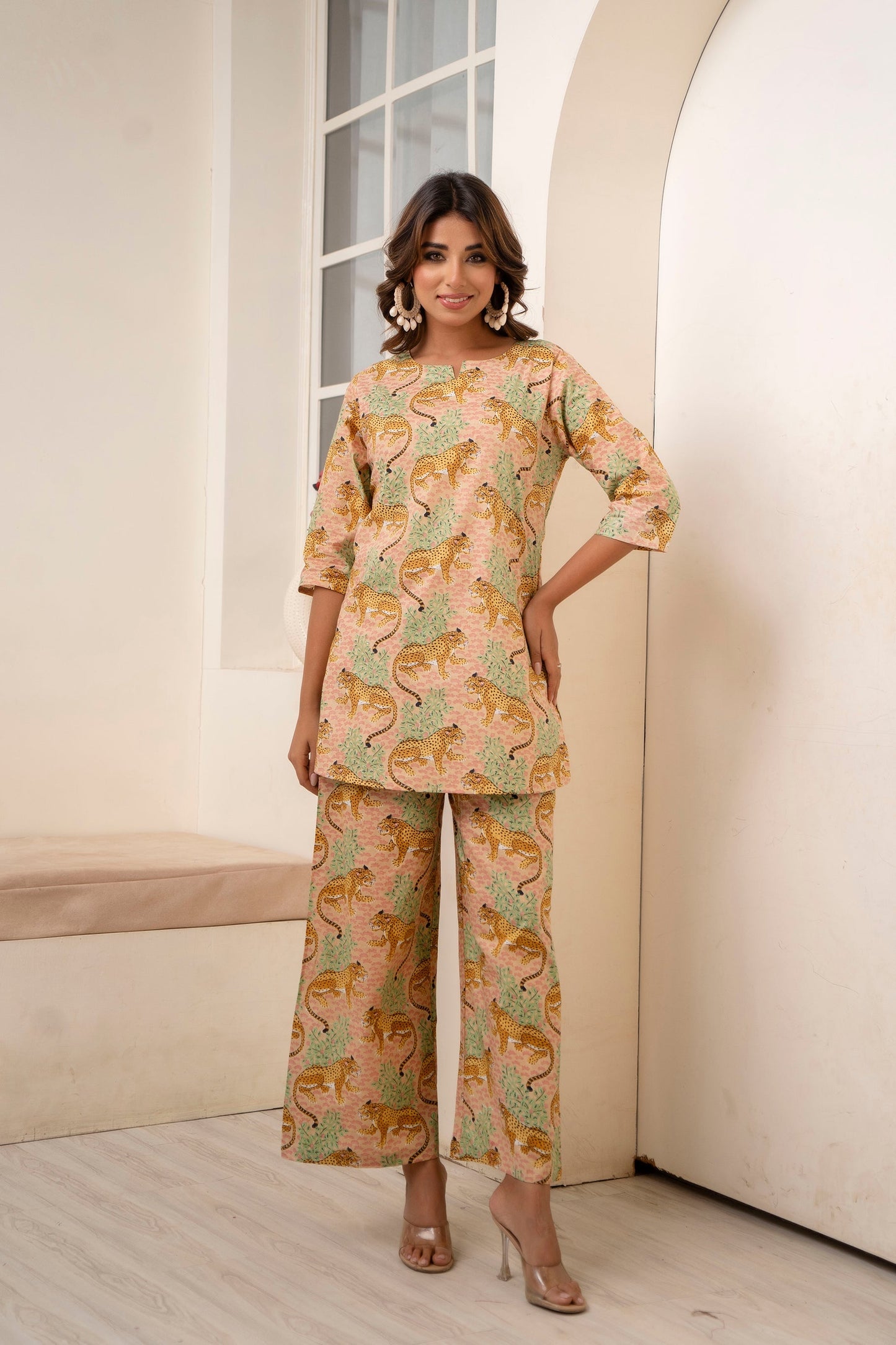 Savanna Glow Cotton Co-ord Set