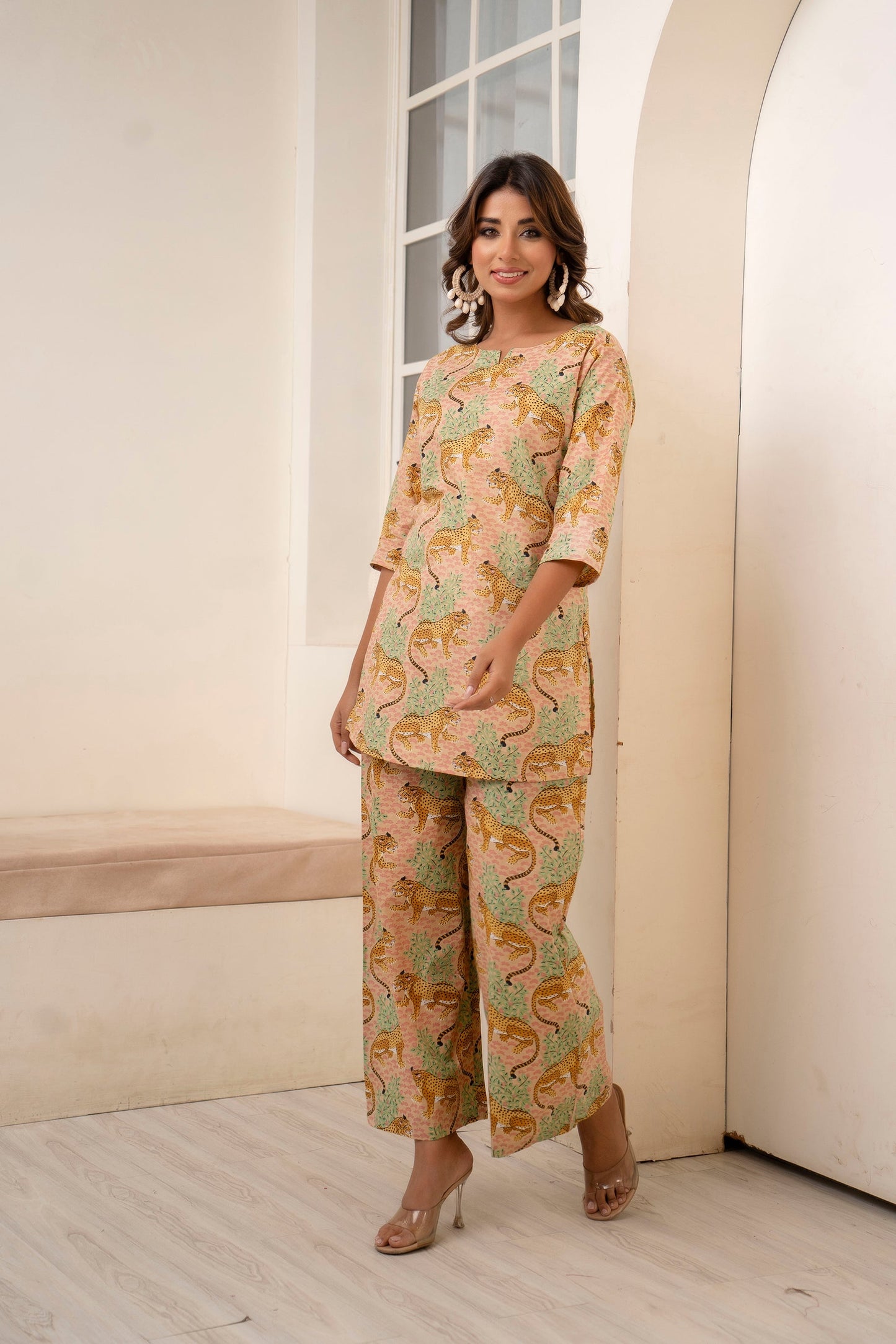 Savanna Glow Cotton Co-ord Set