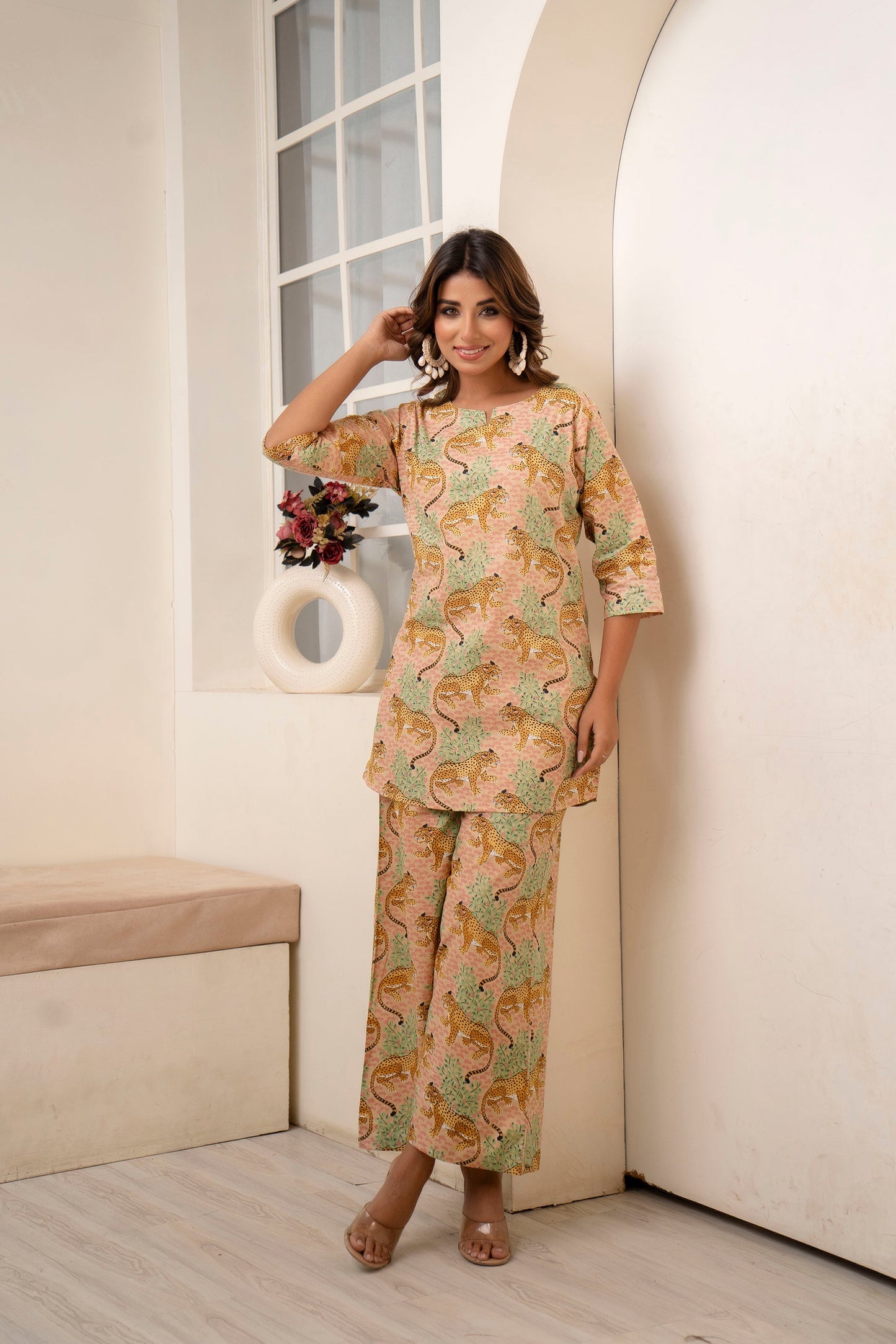 Savanna Glow Cotton Co-ord Set
