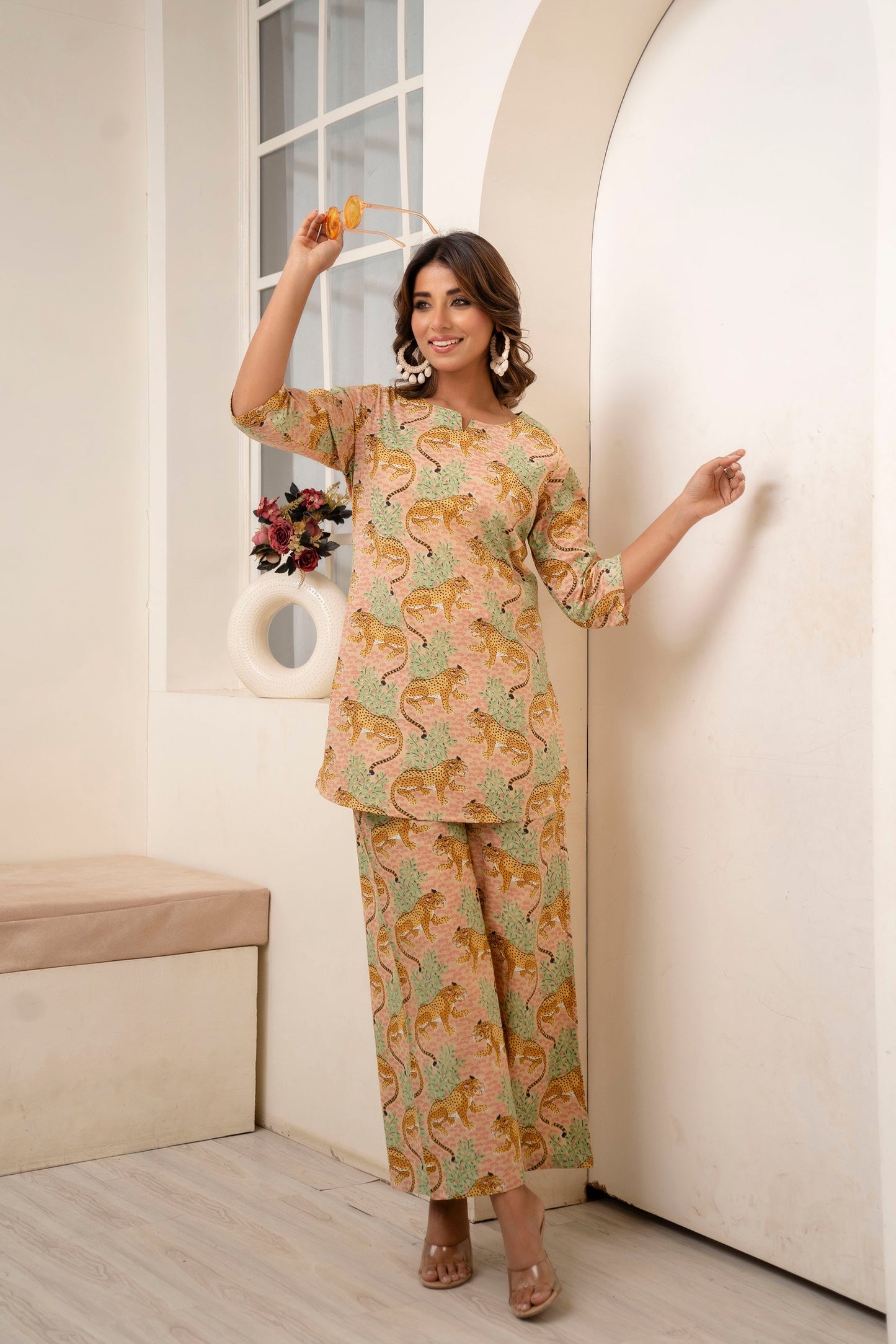 Savanna Glow Cotton Co-ord Set