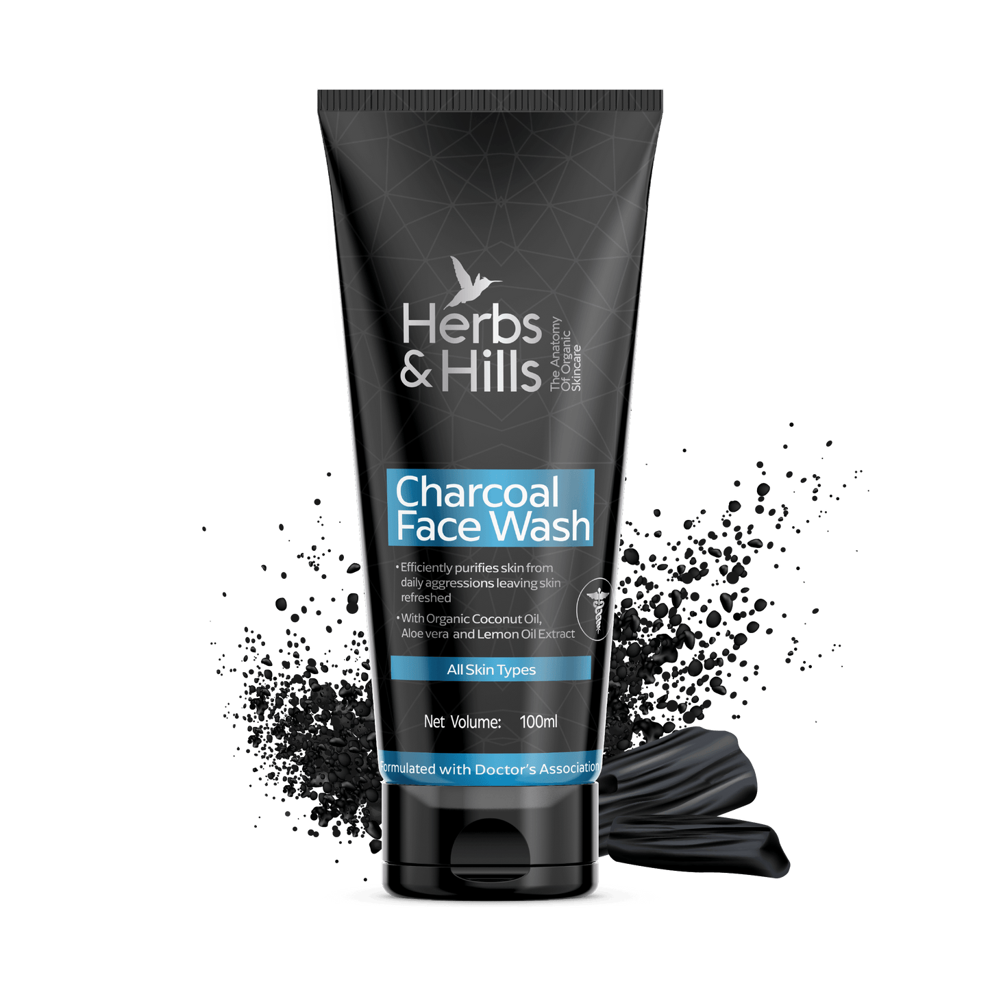 Charcoal Face Wash - 100 ml