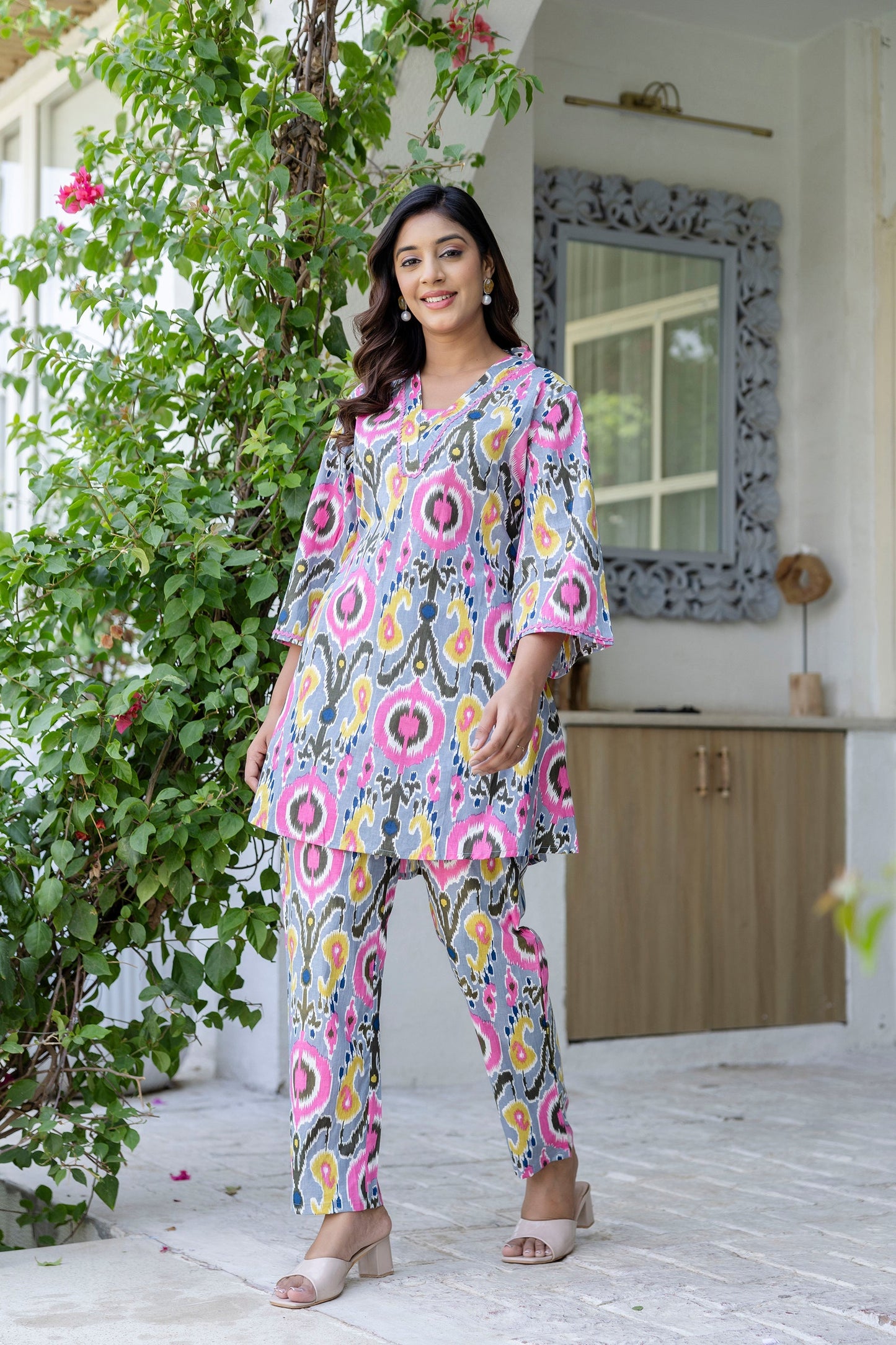 Graphiteglow Cotton Co-ord Set
