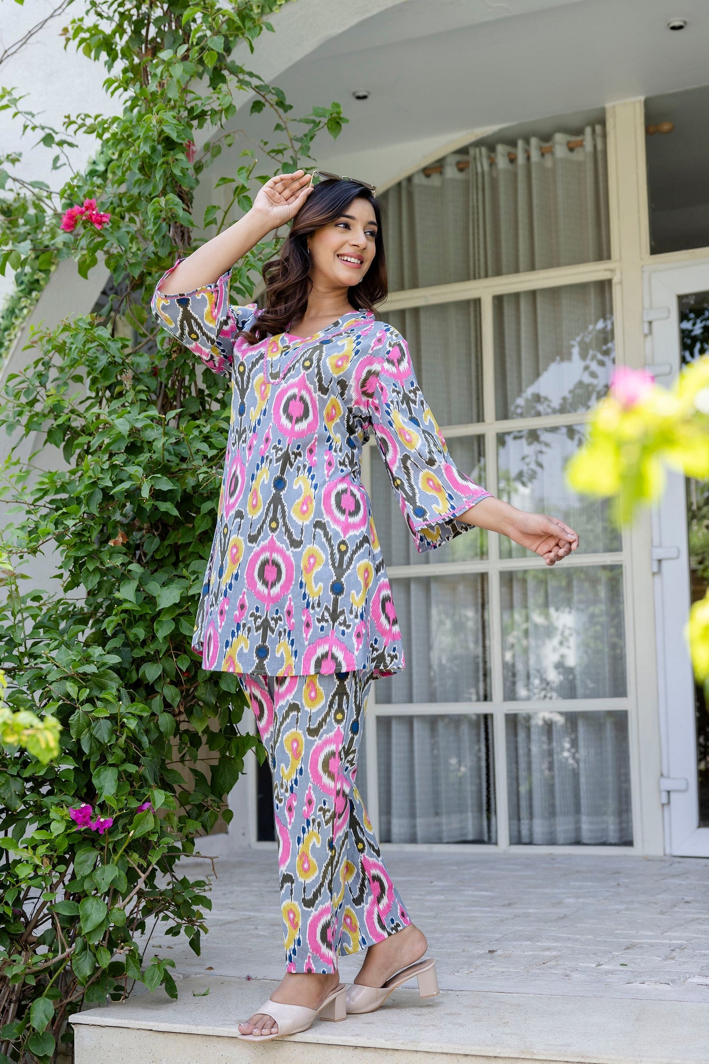 Graphiteglow Cotton Co-ord Set