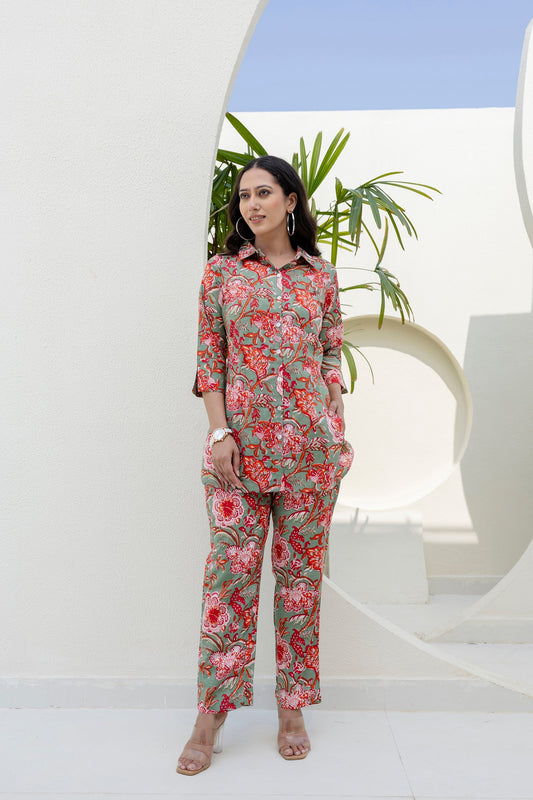 Rosepine Cotton Co-ord Set