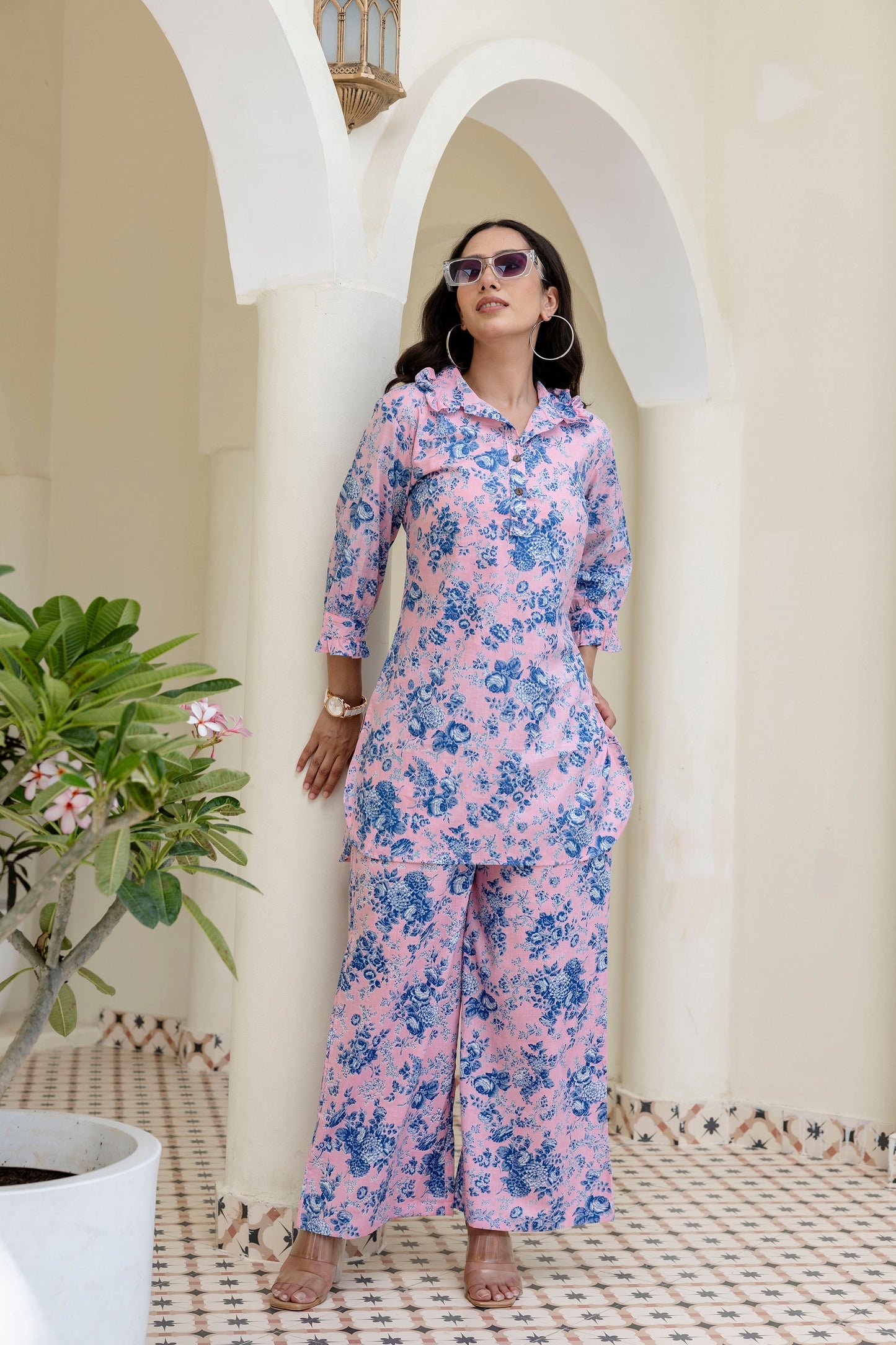 Plumblush Cotton Co-ord Set