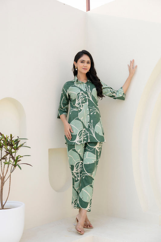 Leafsong Cotton Co-ord Set