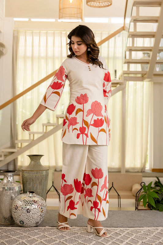 Ivoryroot Botanical Cotton Flex Co-ord Set