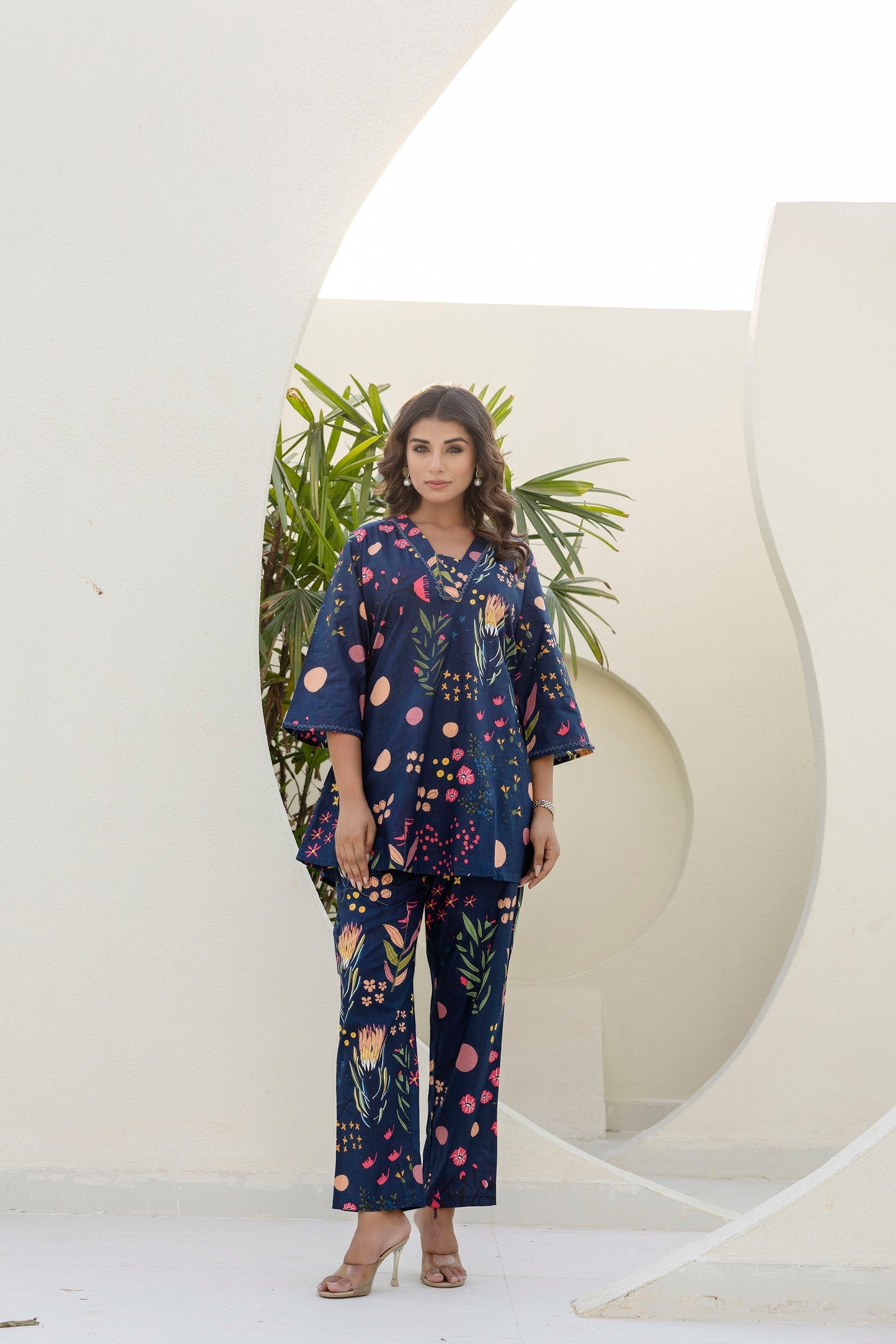 Noirwave Cotton Co-ord Set