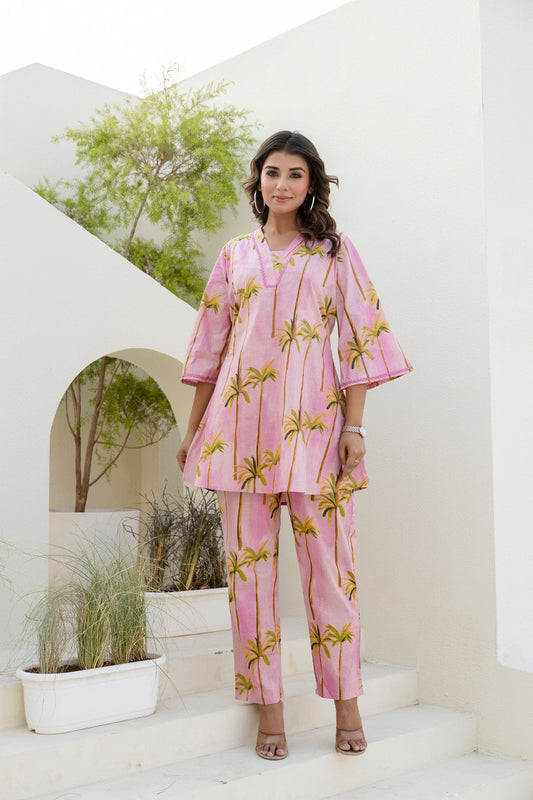 Blushswirl Cotton Co-ord Set