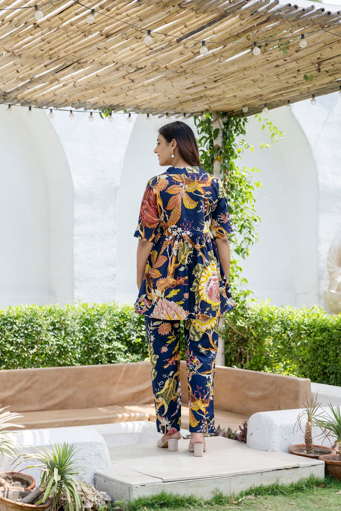 Icelandic Bloom Cotton Co-ord Set