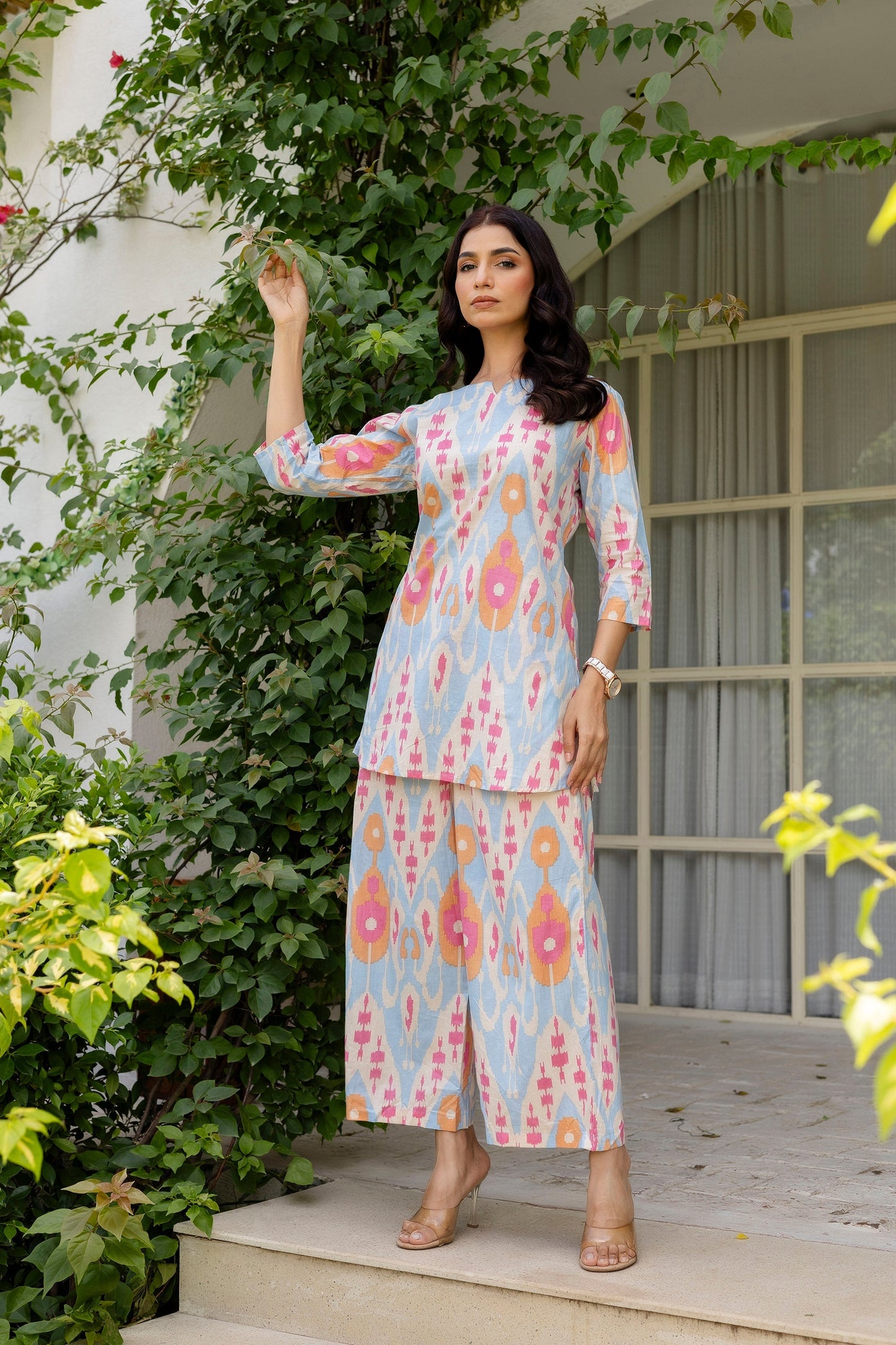 Summer Sorbet Ikat Cotton Co-ord Set