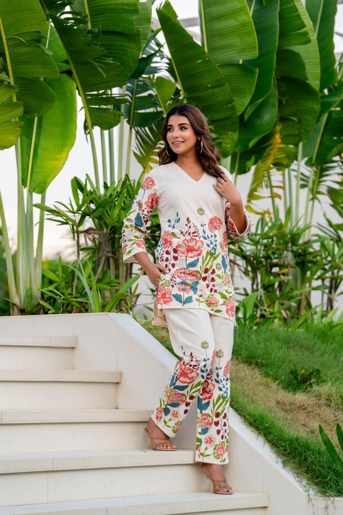 Vanilla Essence Cotton Flex Co-ord Set