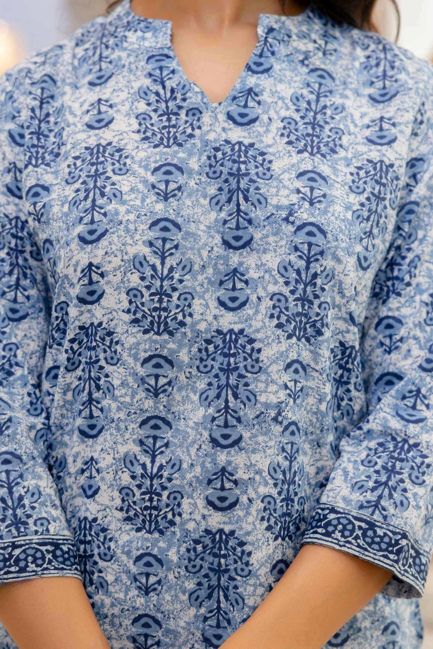 Celestial Bloom Cotton Top