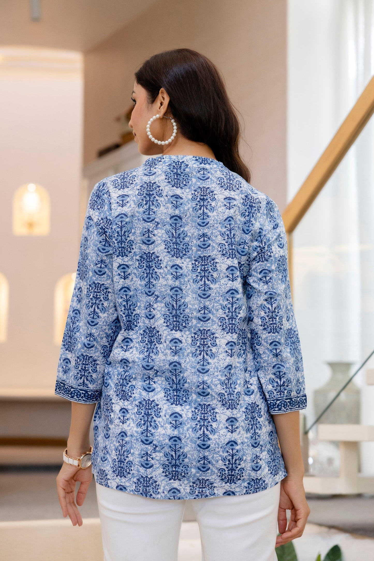 Celestial Bloom Cotton Top