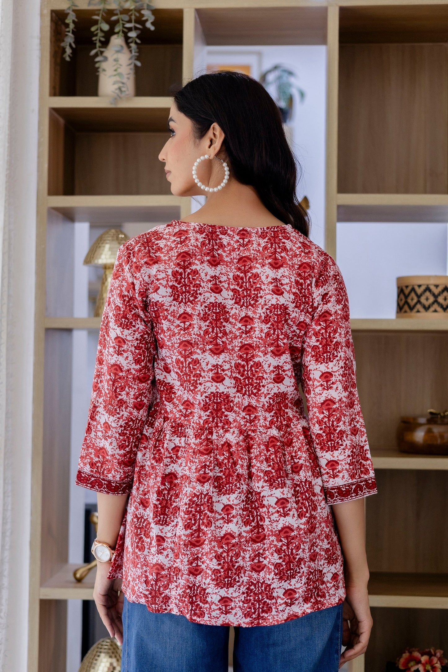 Coral Radiance Cotton Top
