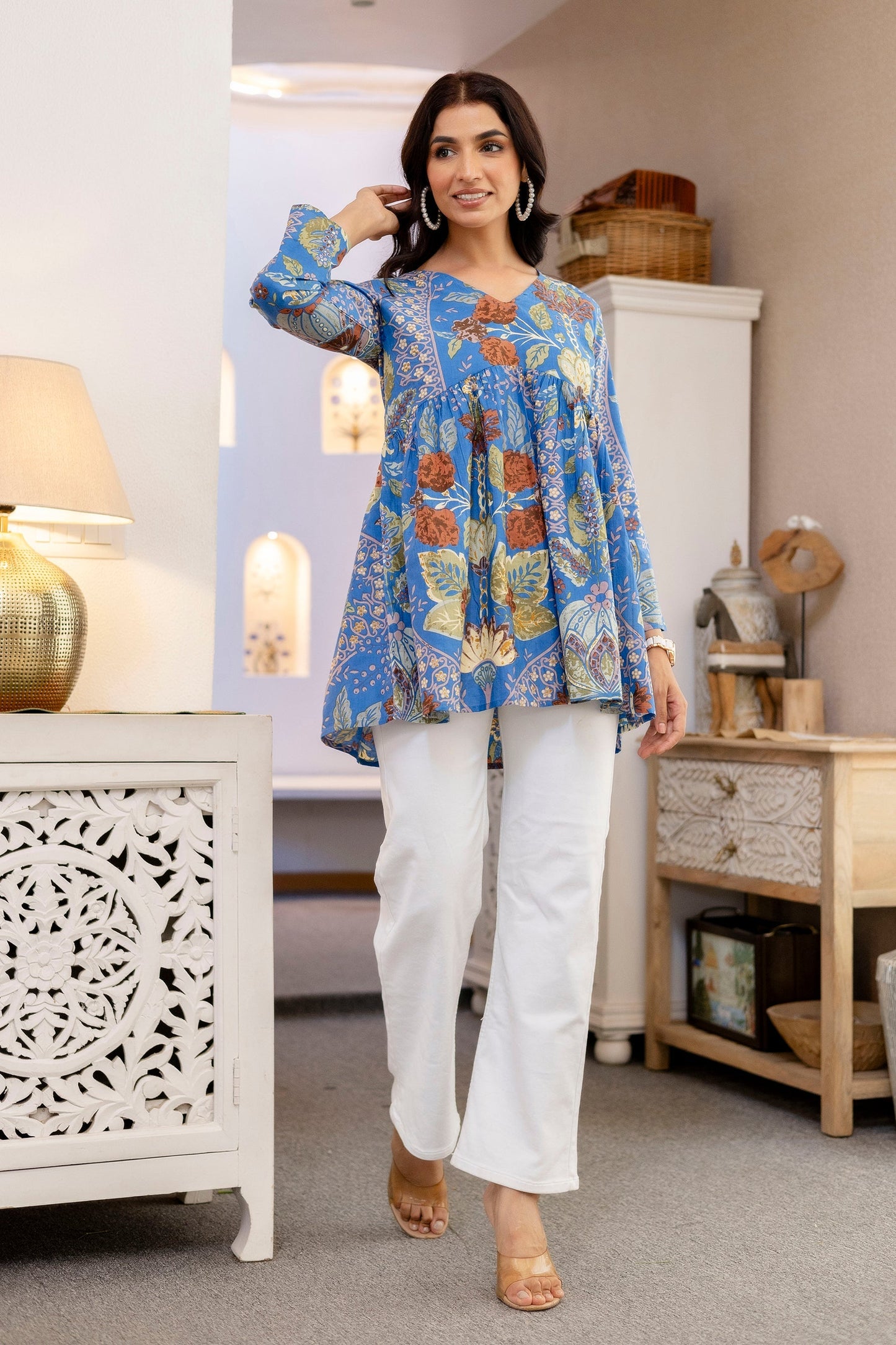 Blue Terra Botanica Cotton Top