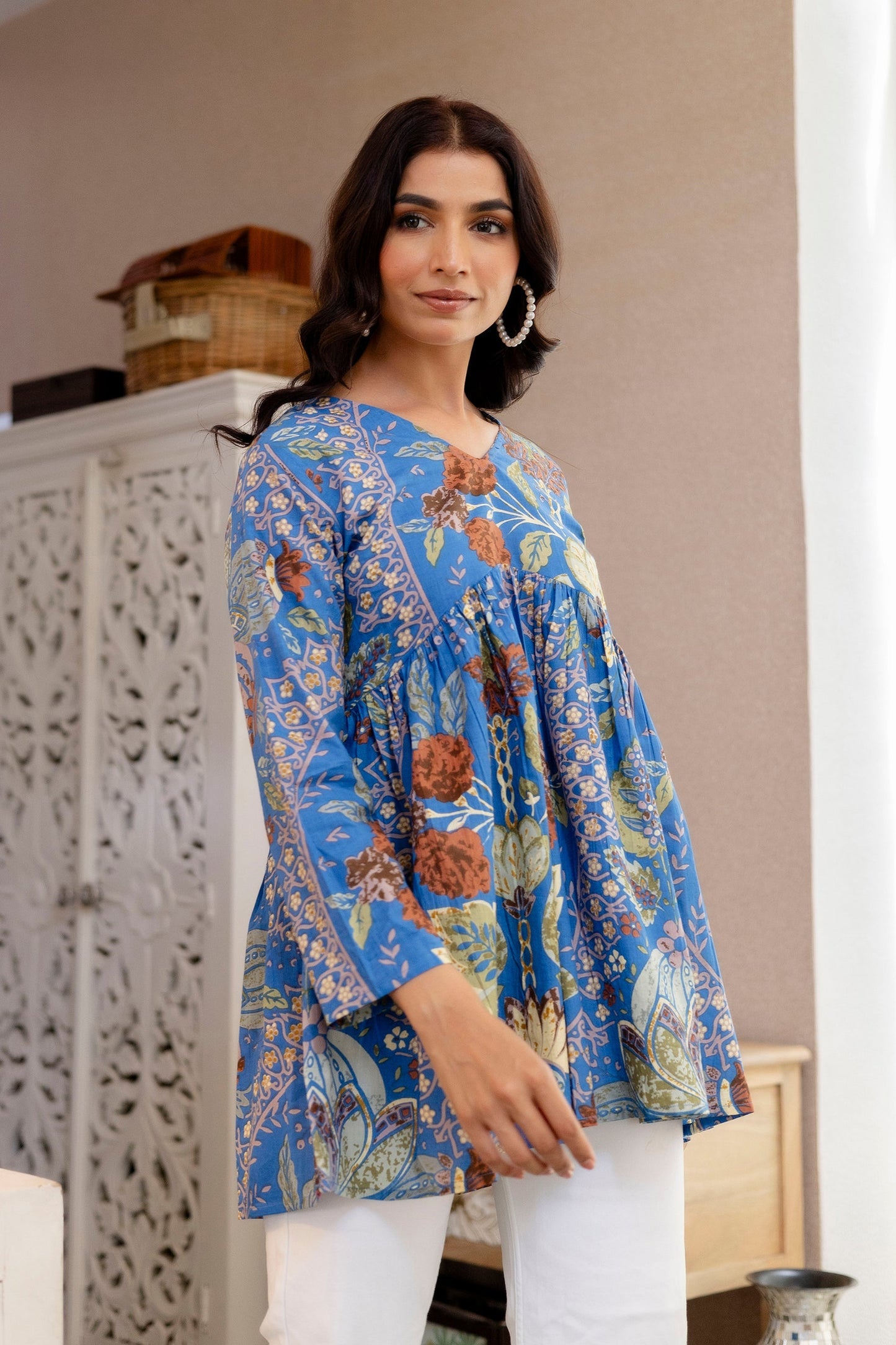 Blue Terra Botanica Cotton Top