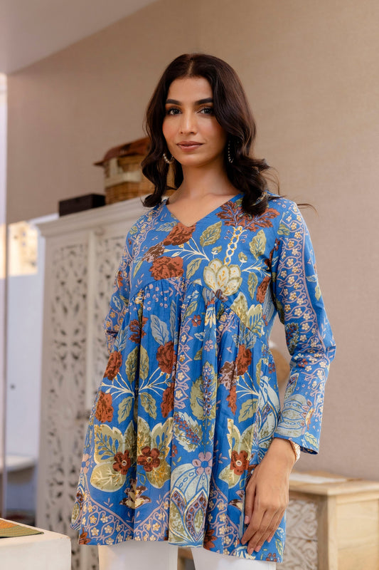 Blue Terra Botanica Cotton Top