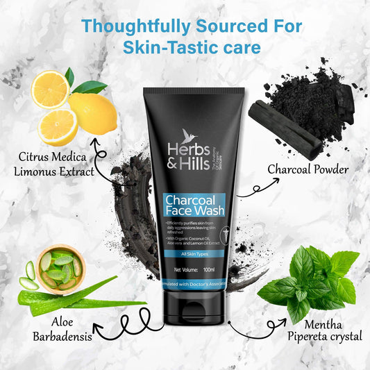 Charcoal Face Wash - 100 ml